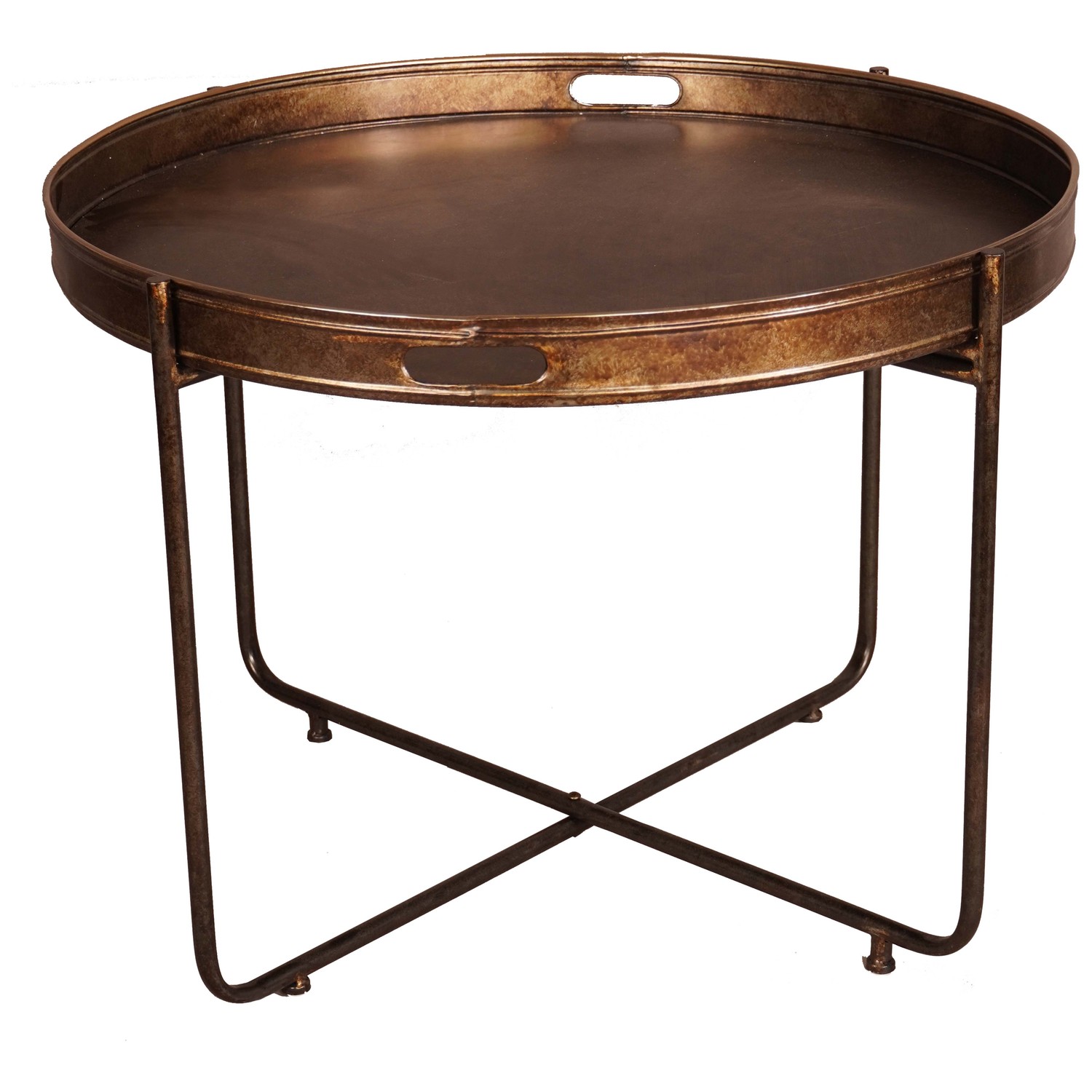 Antique Bronze Tray With Stand Wholesale by Hill Interiors