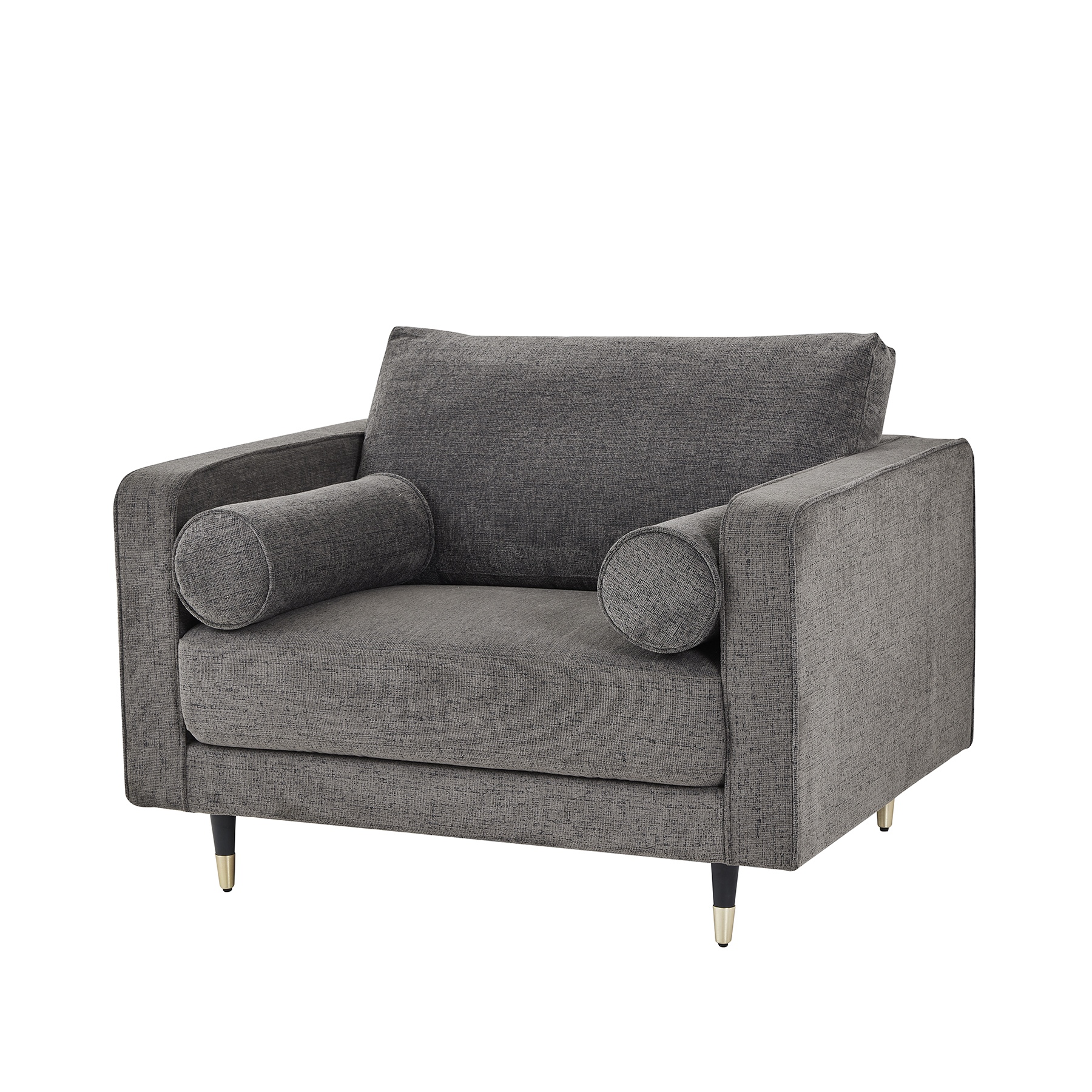 Hampton Grey Large Arm Chair - Image 1