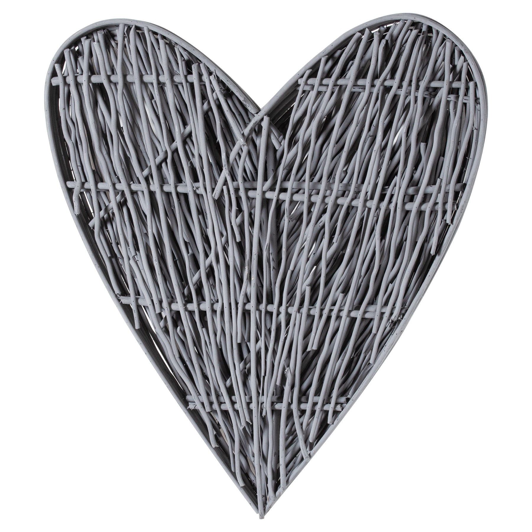 Large Grey Willow Branch Heart - Image 3