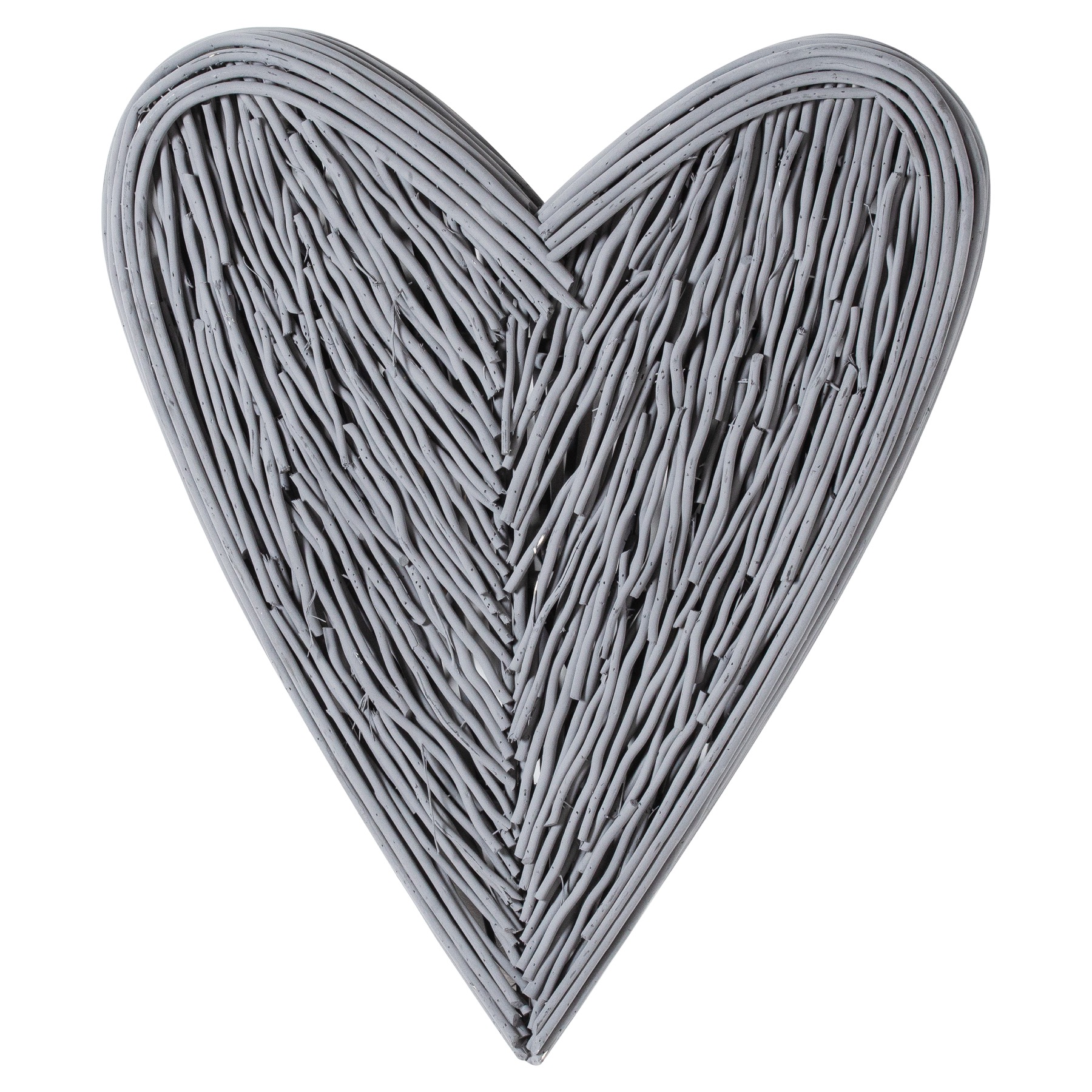 Grey Willow Branch Heart - Image 1