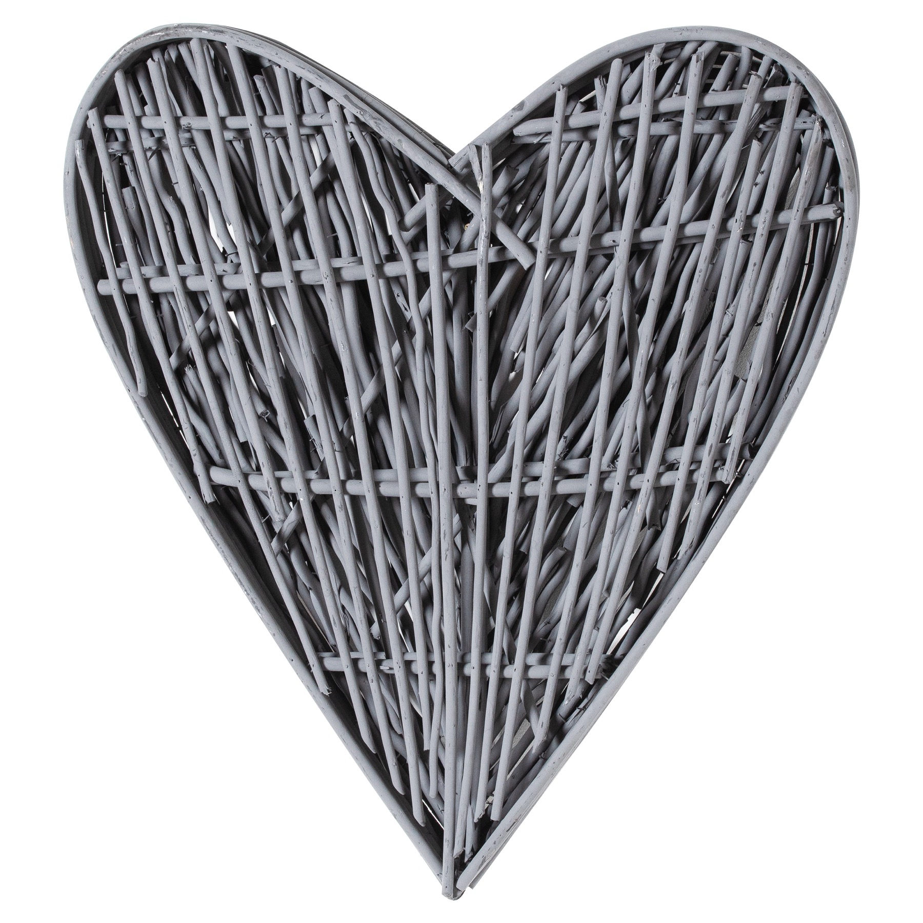 Grey Small Willow Branch Heart - Image 3