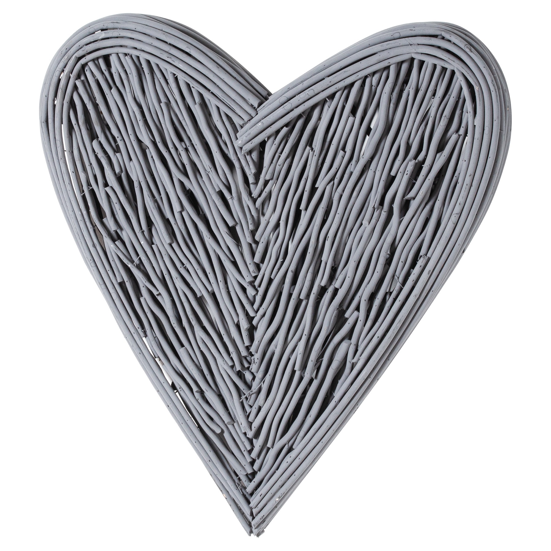 Grey Small Willow Branch Heart - Image 1