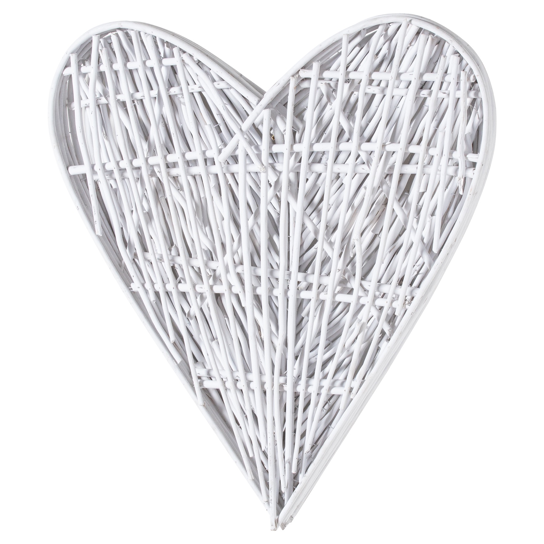 Small White Willow Branch Heart - Image 3