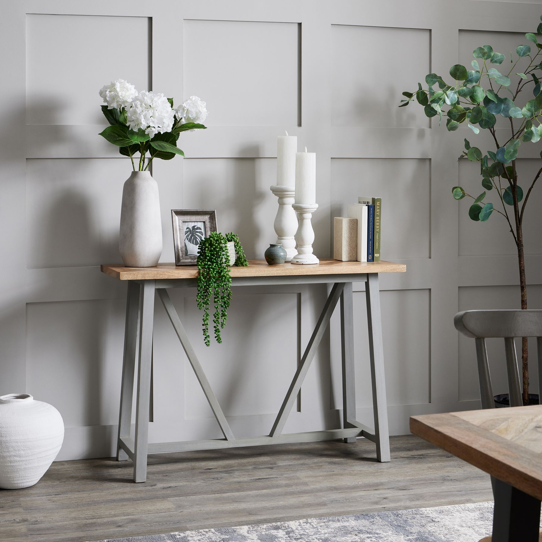 Nordic Grey Collection Console Table - Image 4