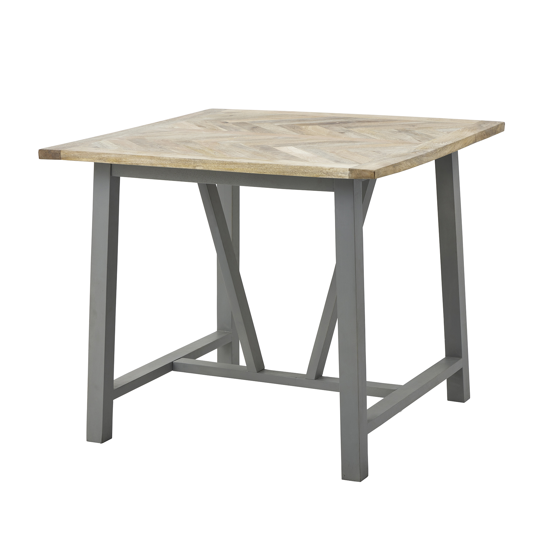 Nordic Grey Collection Square Dining Table - Image 1