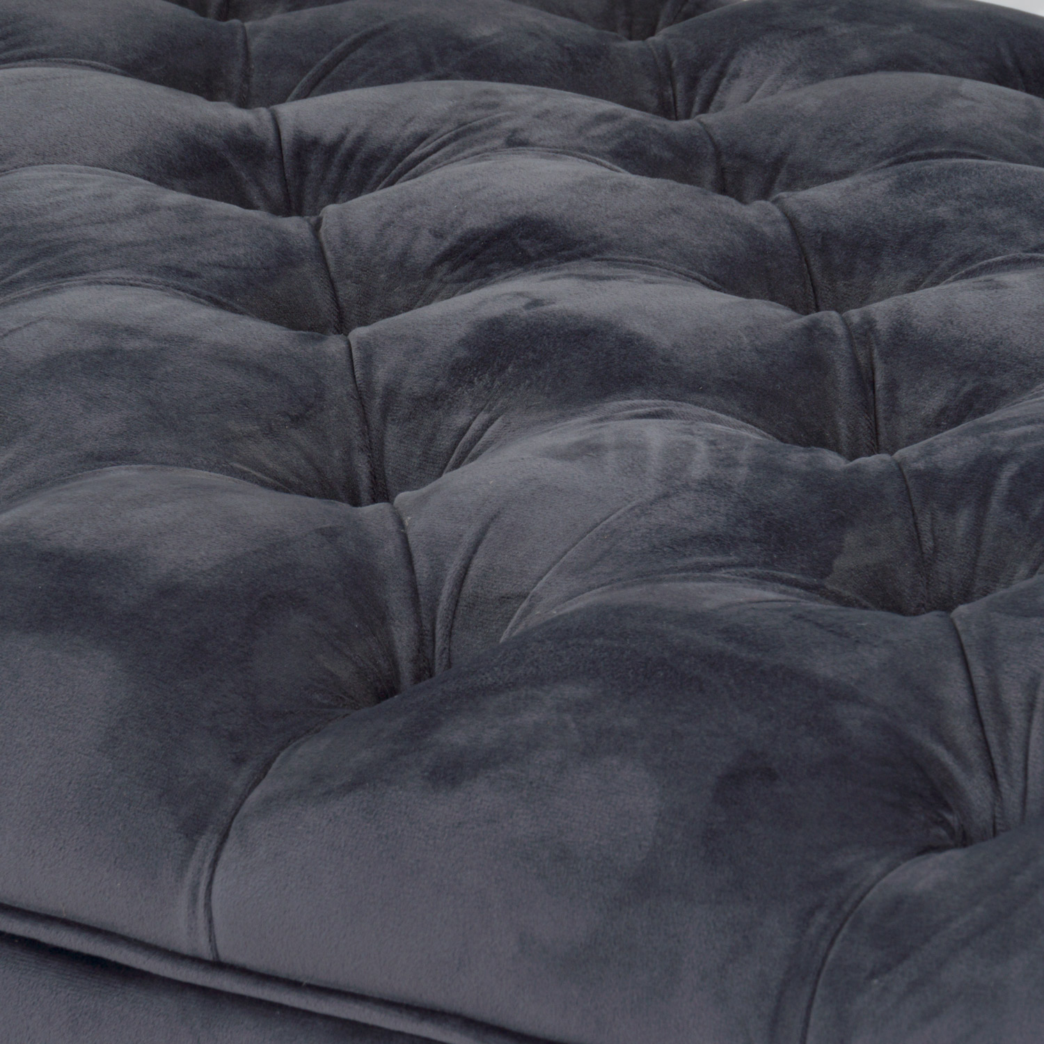 Knightsbridge Button Pressed Ottoman - Image 2