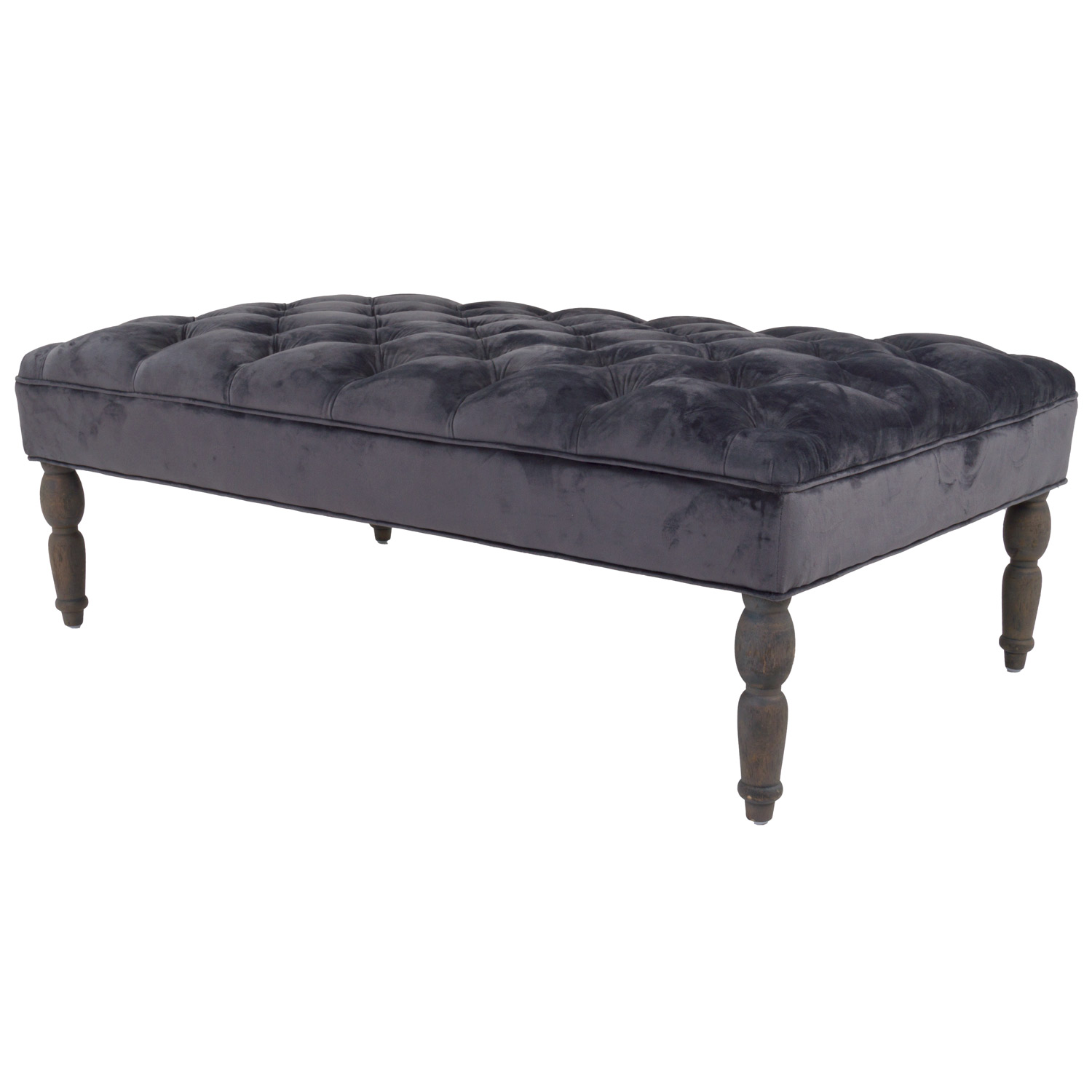 Knightsbridge Button Pressed Ottoman - Image 1