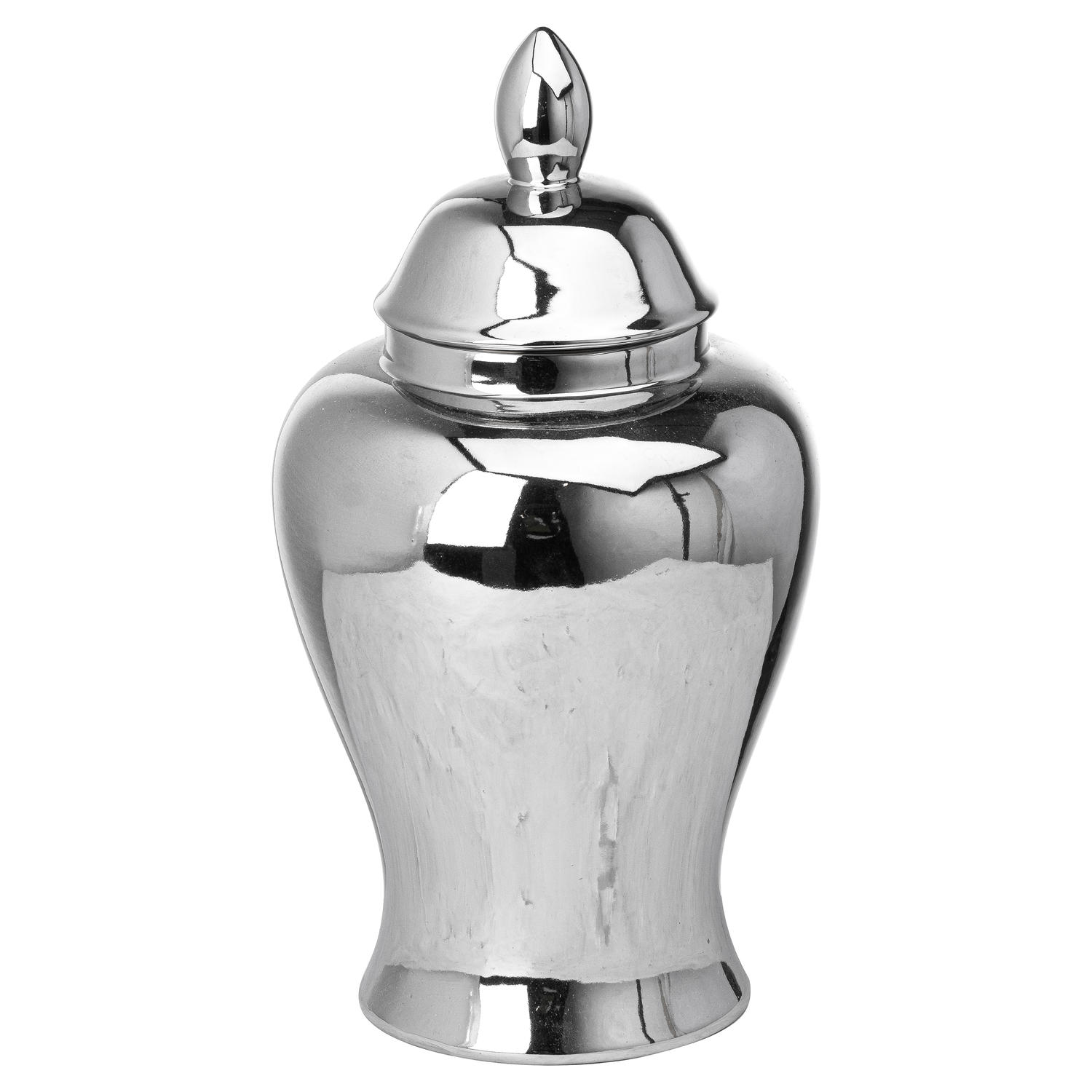 Chrome Ginger Jar - Image 1