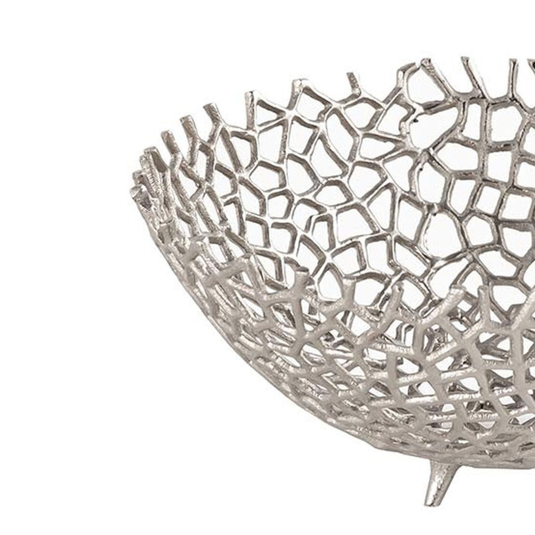 Farrah Collection Silver decorative Bowl - Image 2