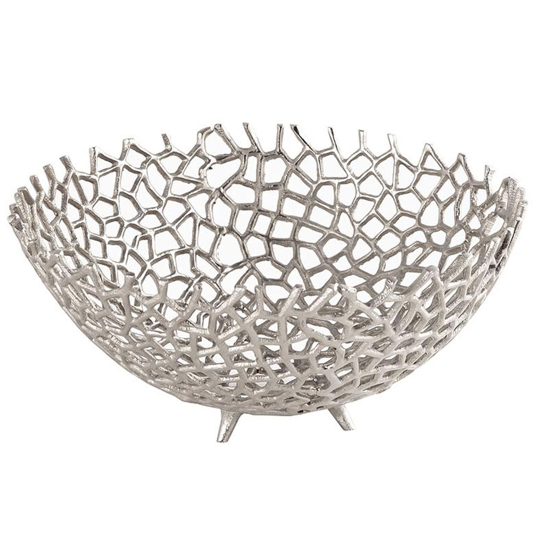 Silver decorative bowl deals