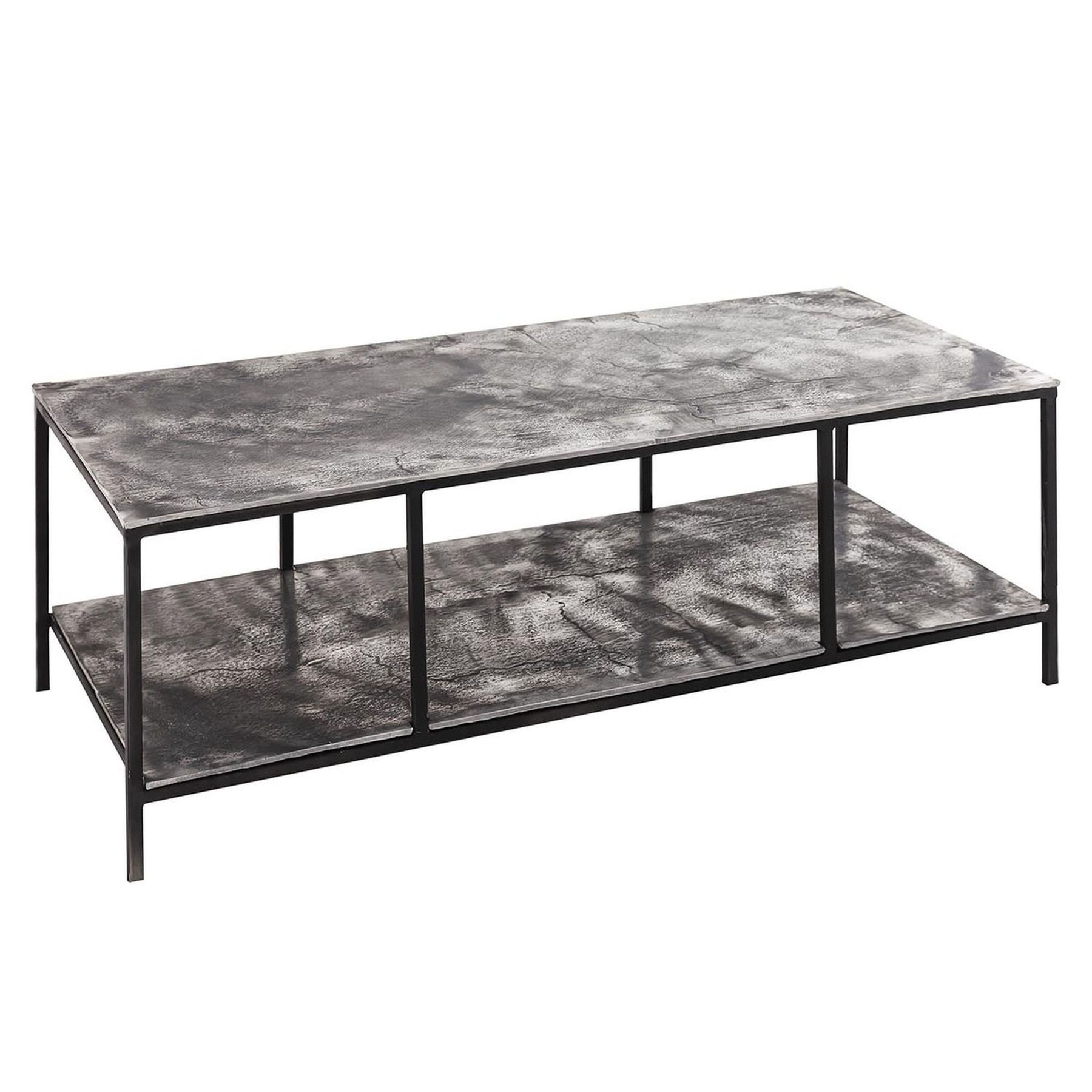 Farrah Collection Silver Coffee Table - Image 1