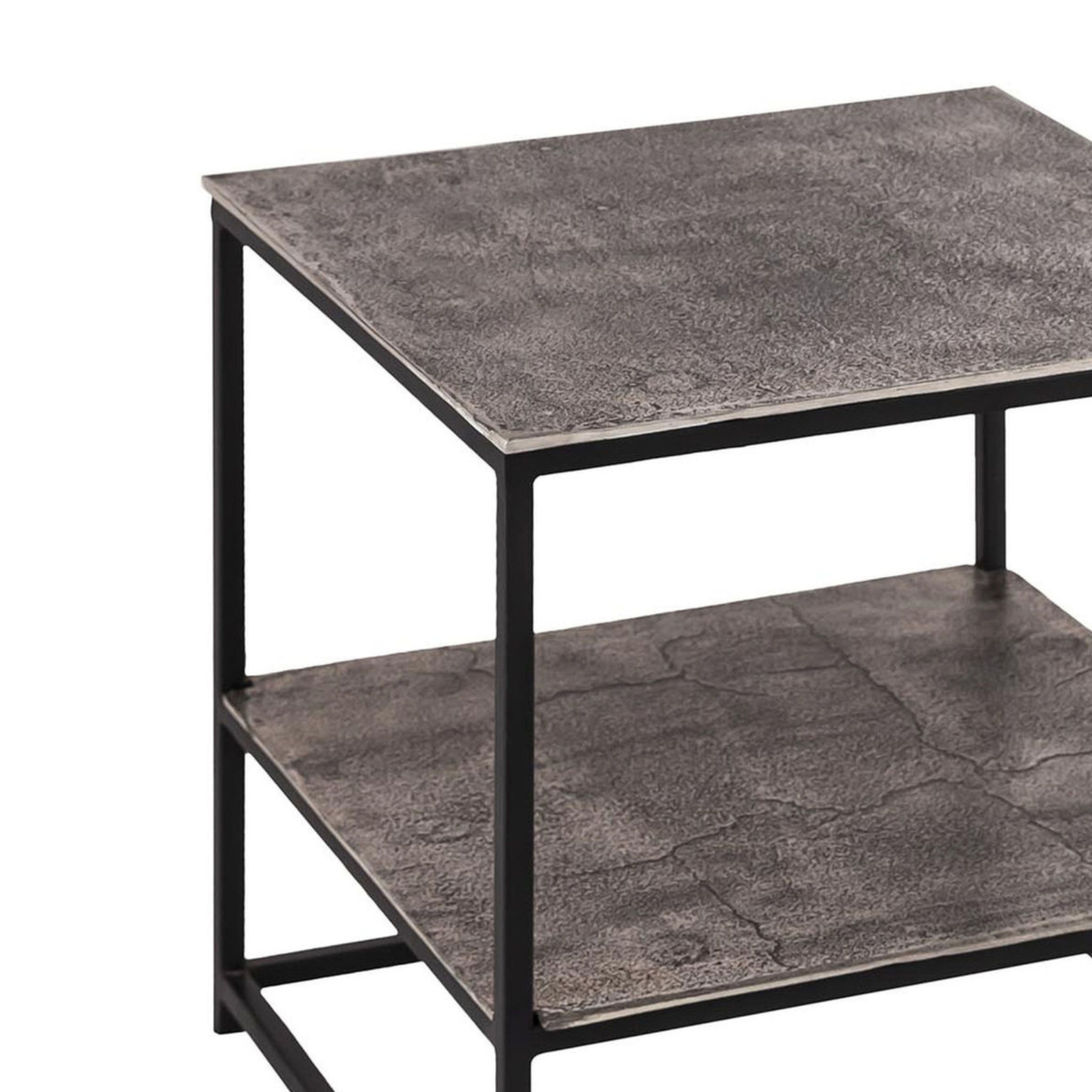 Farrah Collection Silver Side Table Wholesale by Hill Interiors