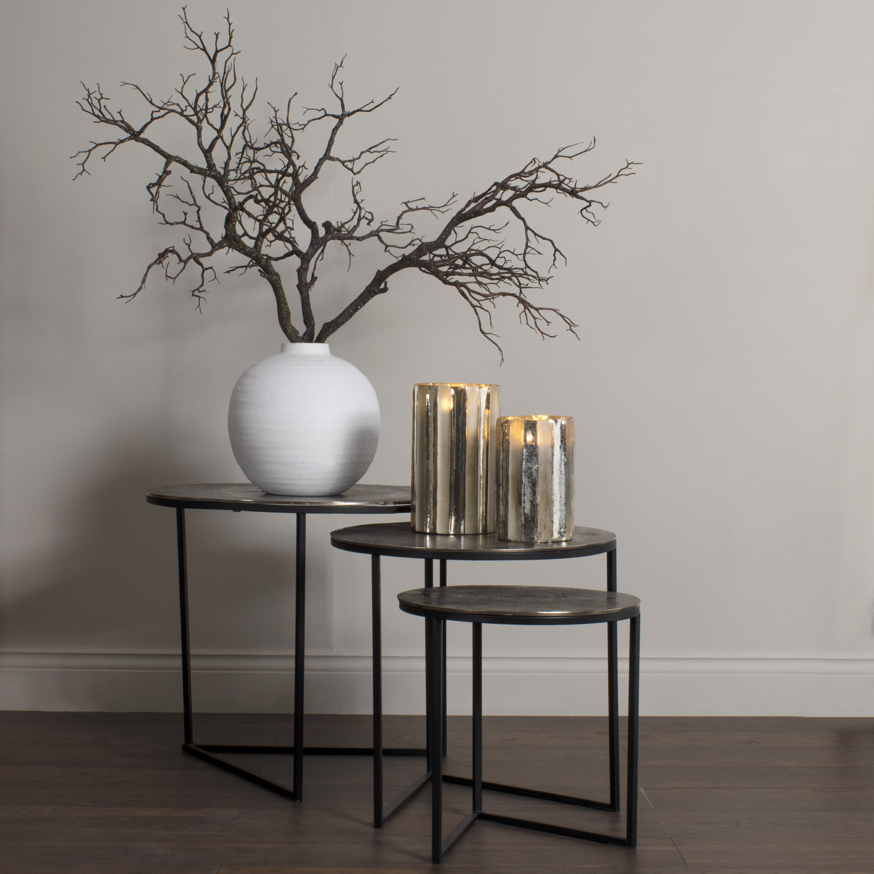 Farrah Collection Set of Three Round Tables - Image 3