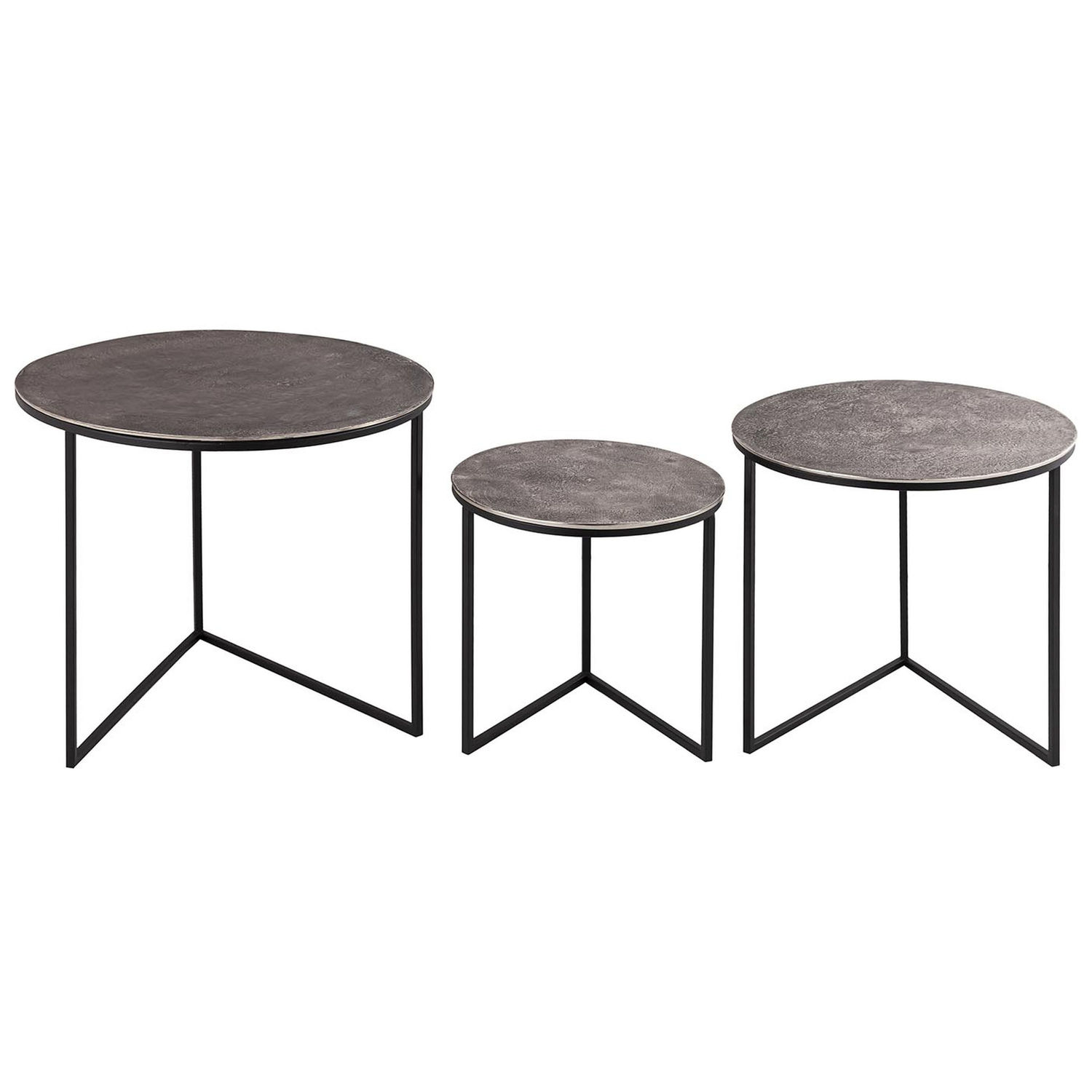 Farrah Collection Set of Three Round Tables - Image 1