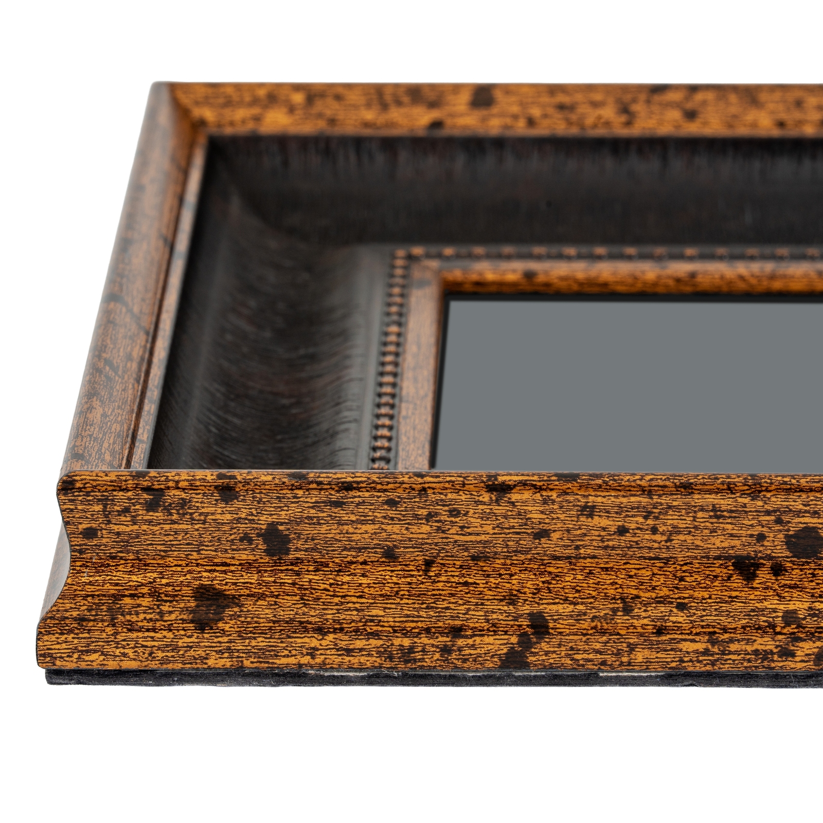 Black  Antique Gold Beaded 4X6 Photo Frame - Image 4