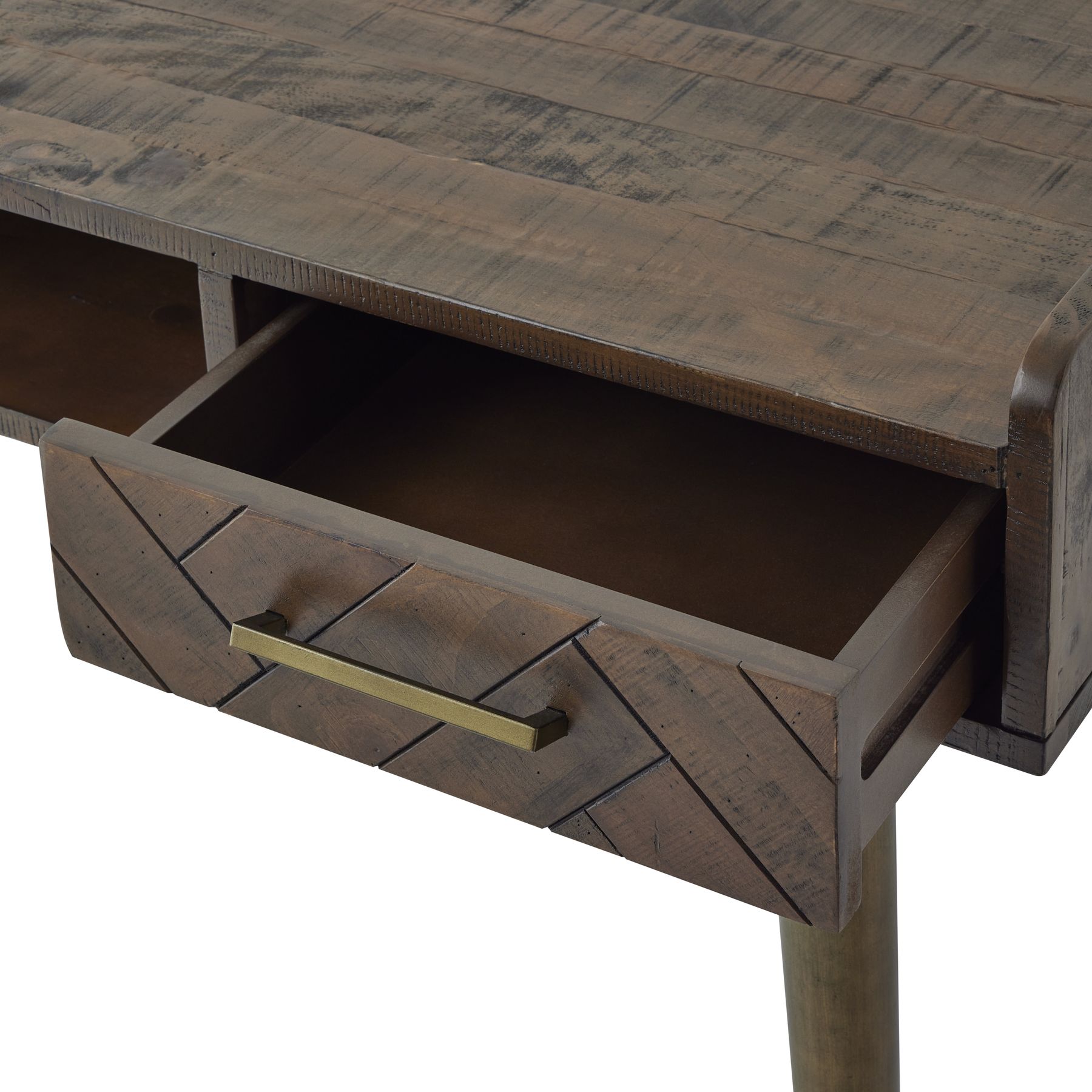 Havana Gold 2 Drawer Desk - Image 2