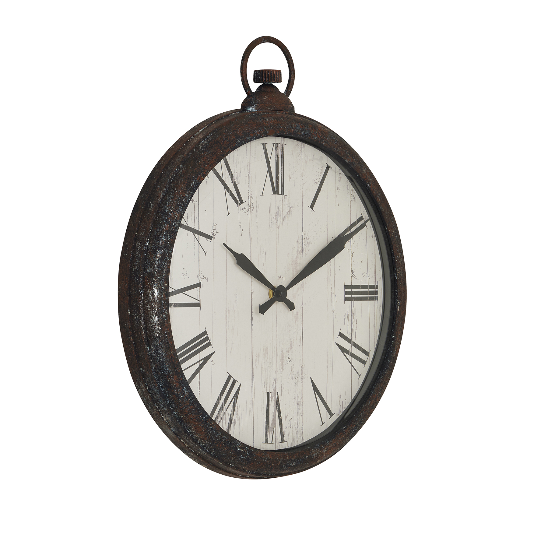 Rustic Pocket Watch Wall Clock - Image 1