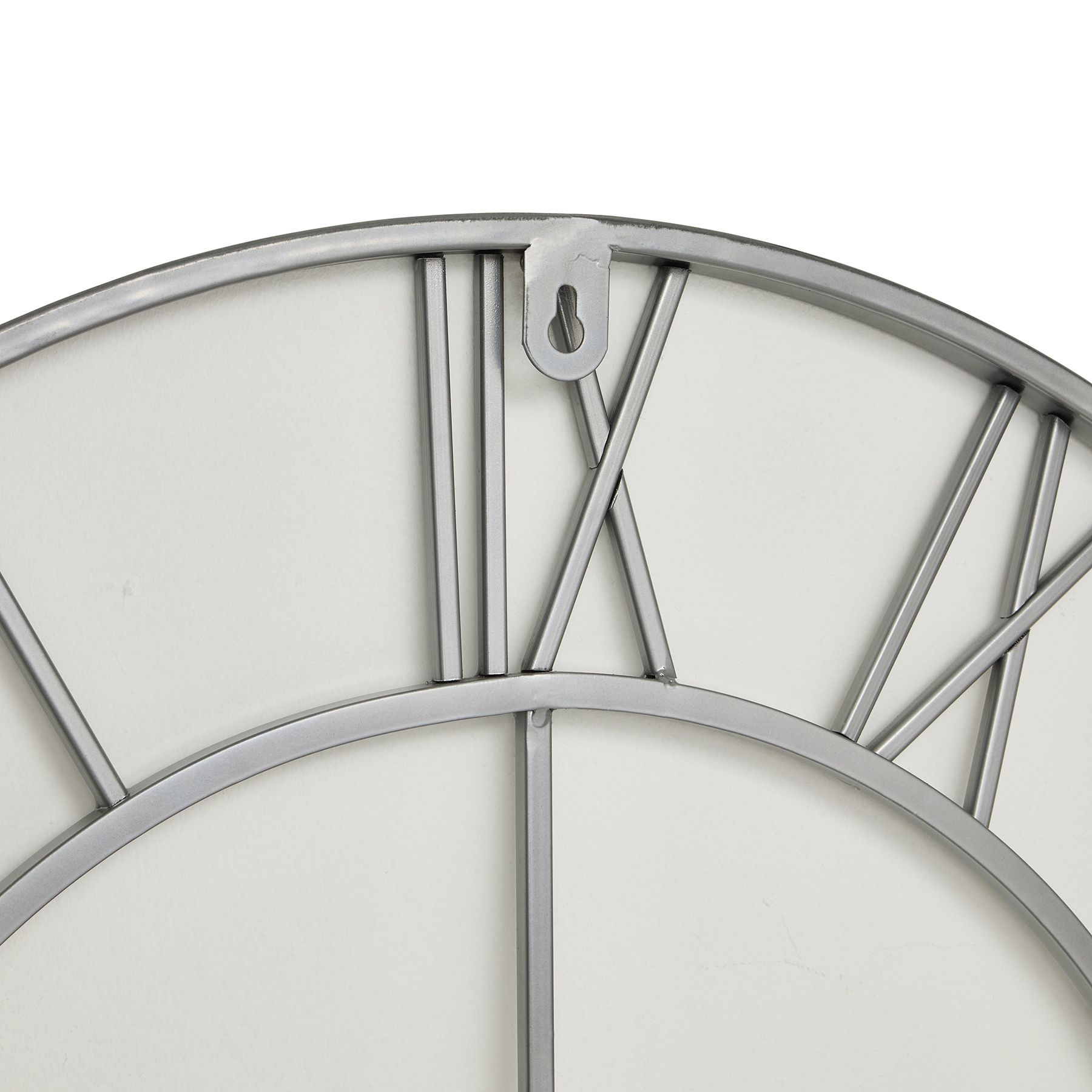 Silver Skeleton Wall Clock - Image 2