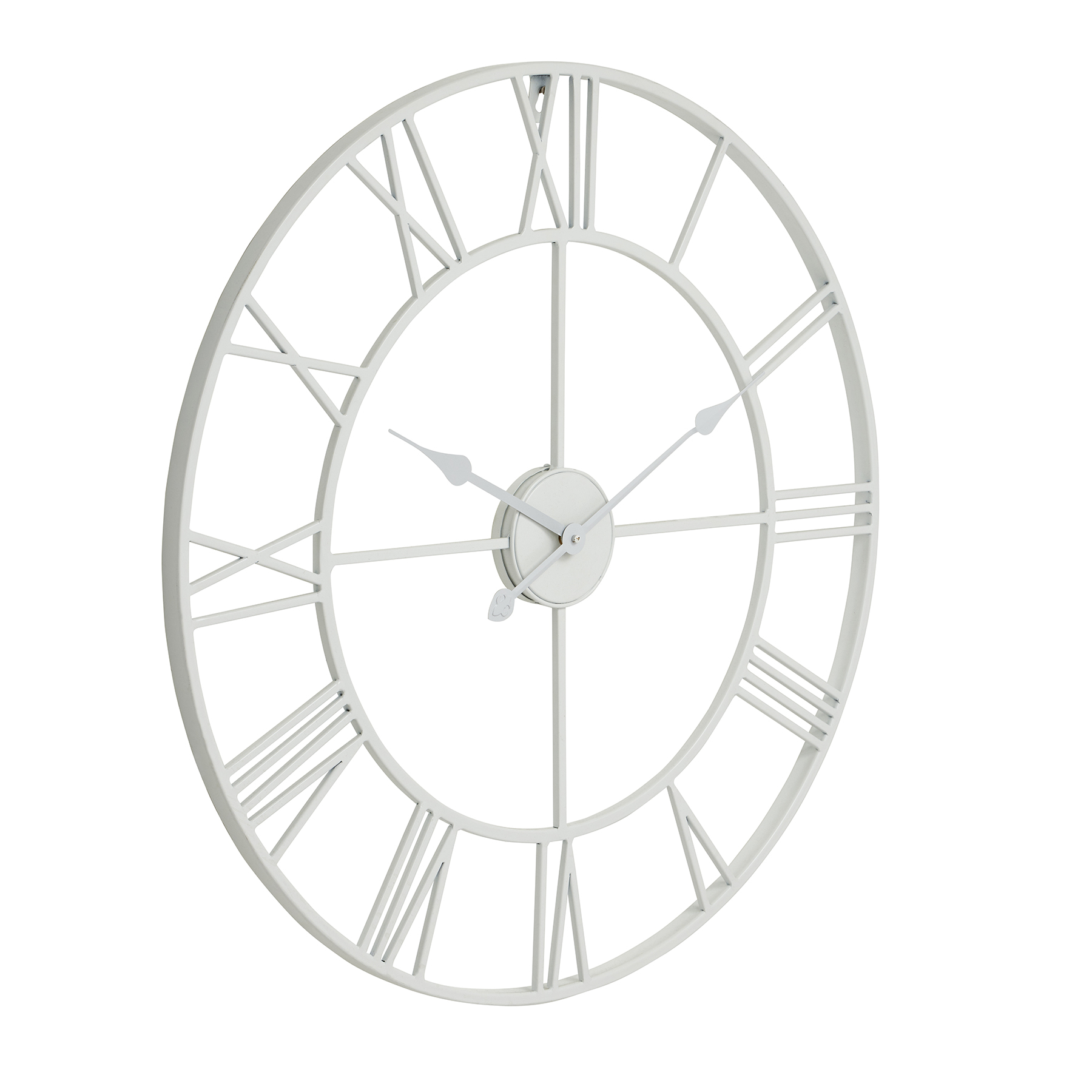 White Skeleton Wall Clock - Image 1