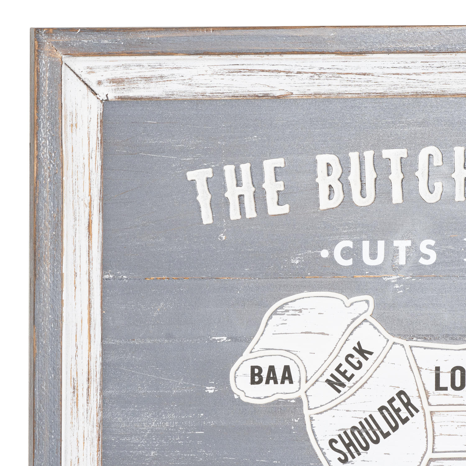 Butchers Cuts Lamb Wall Plaque - Image 2