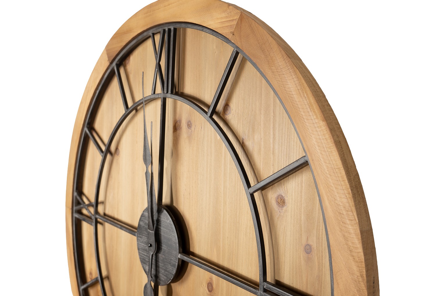 Williston Large Wooden Wall Clock - Image 2