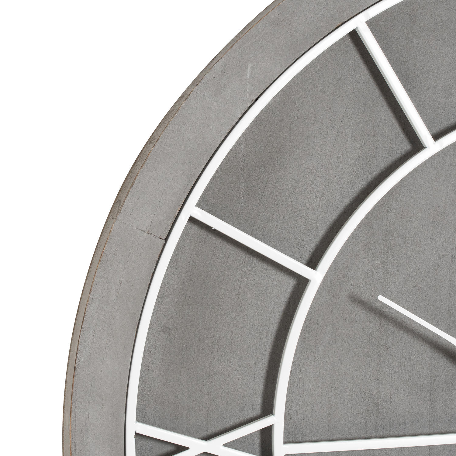 Williston Grey Large Wall Clock - Image 3