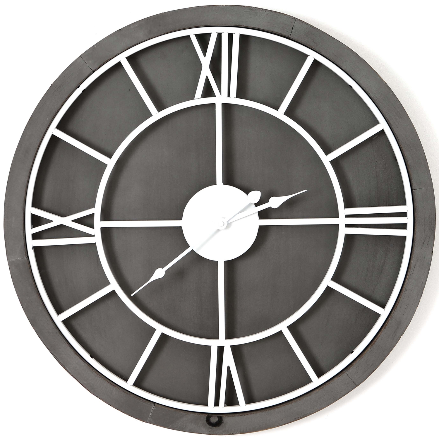 Williston Grey Large Wall Clock - Image 1