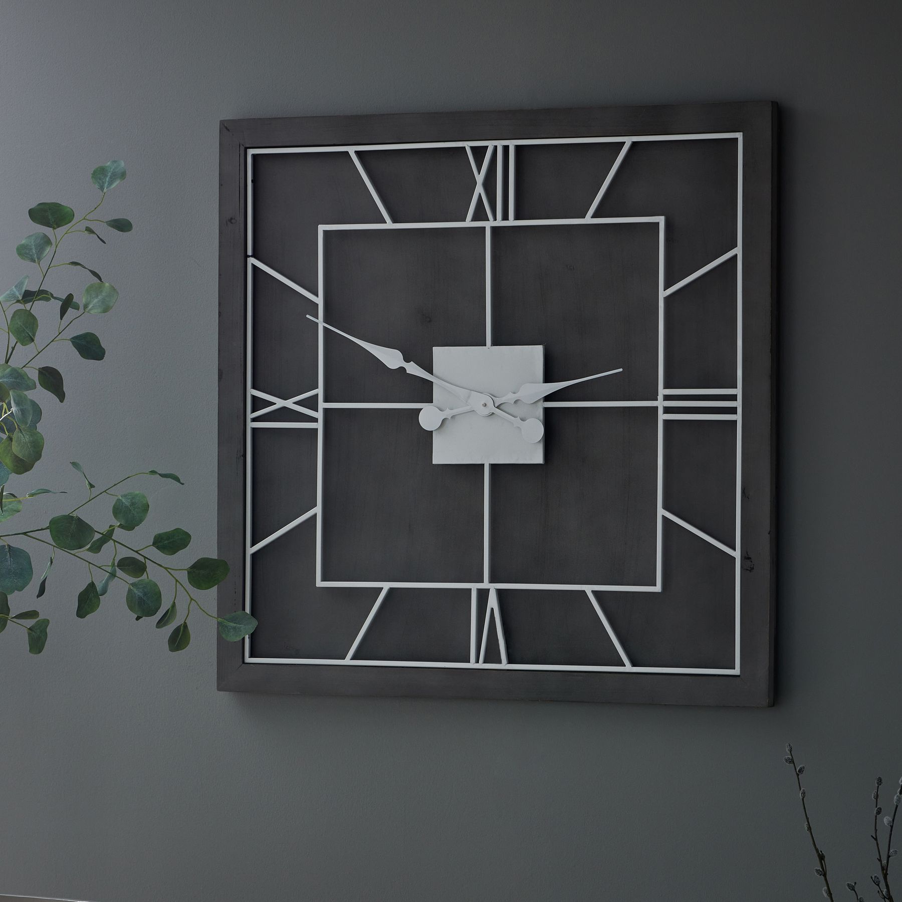 Williston Grey Square Wall Clock - Image 4