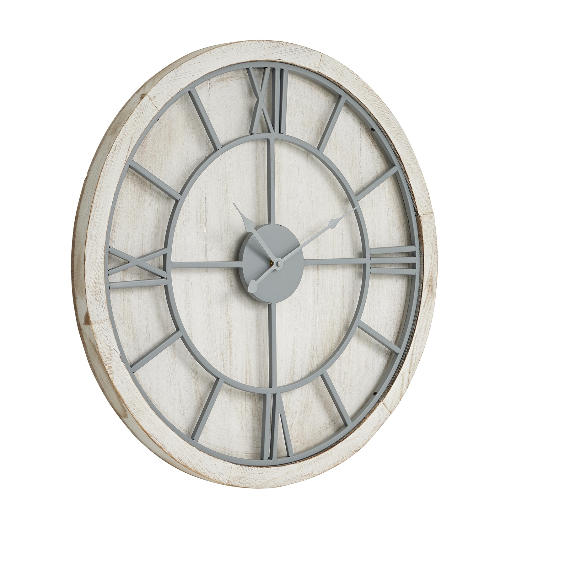 Williston White Wall Clock - Image 1