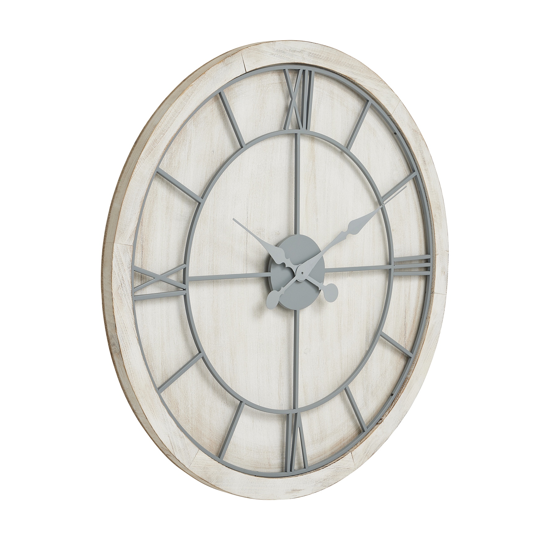 Williston White Large Wall Clock - Image 1