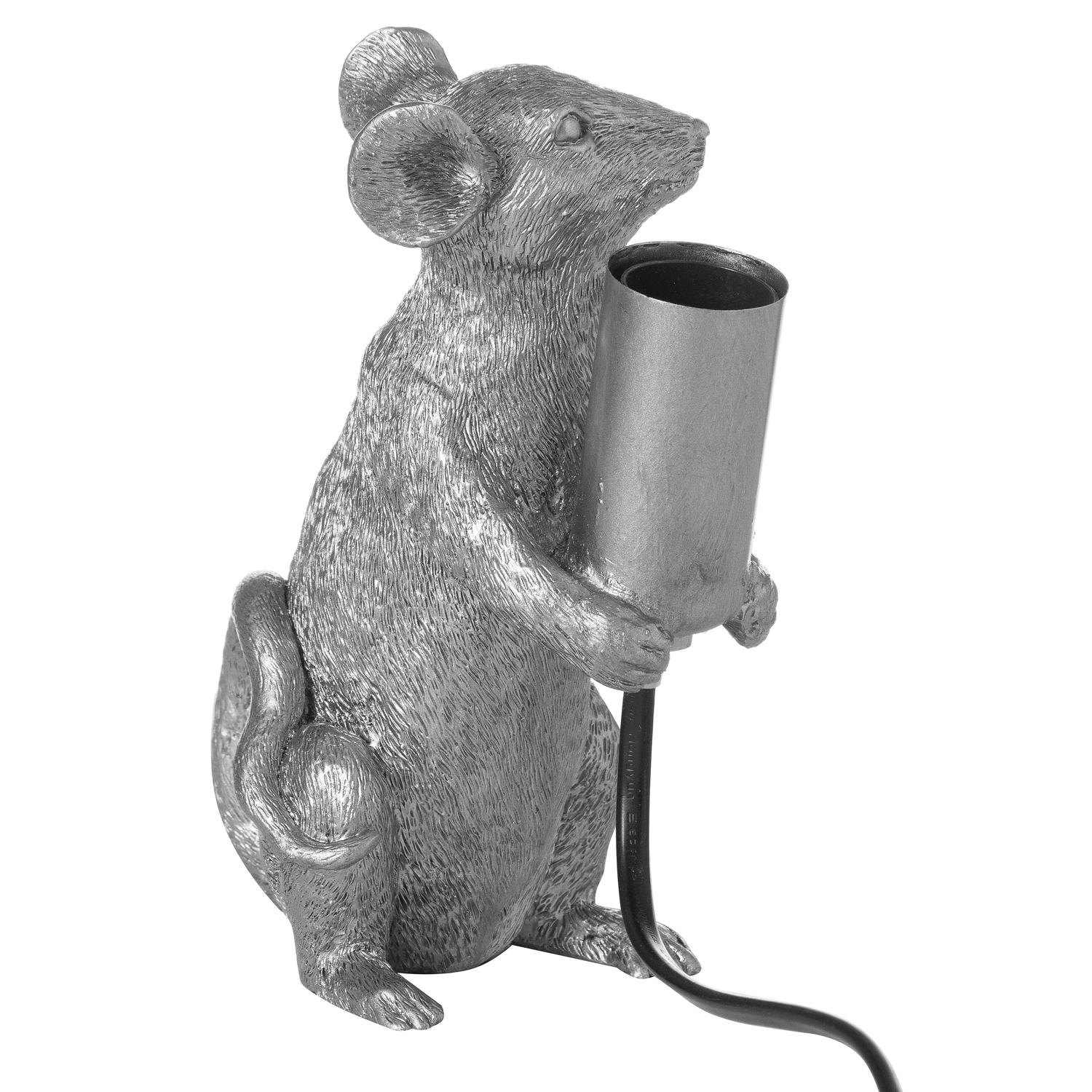 Marvin The Mouse Silver Table Lamp - Image 2