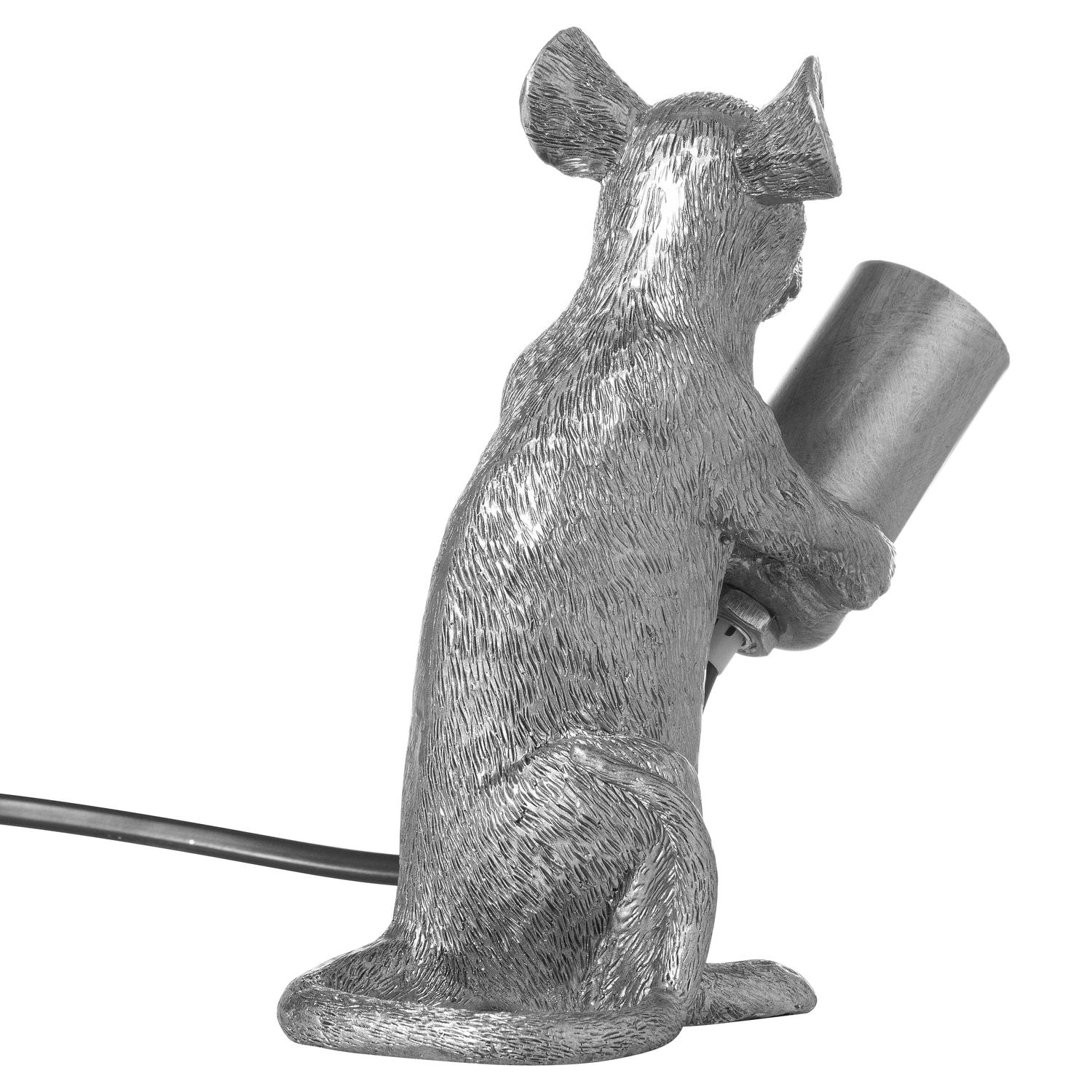 Milton The Mouse Silver Table Lamp - Image 2