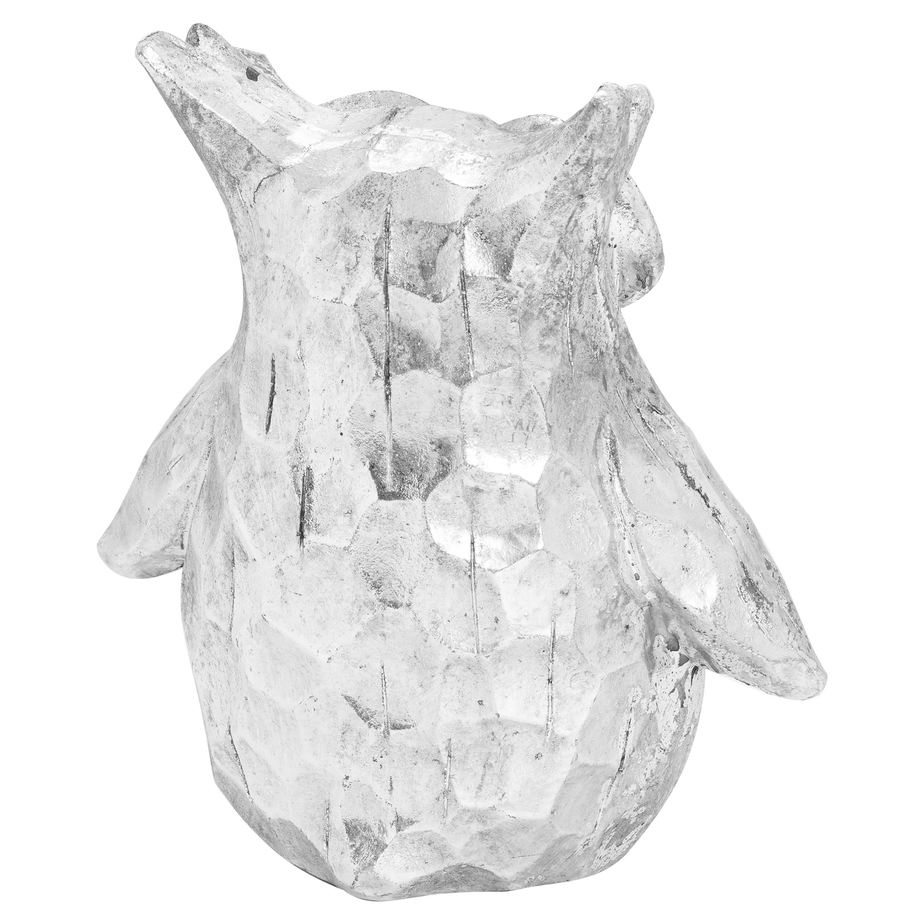 Olive The Silver Ceramic Owl - Image 2