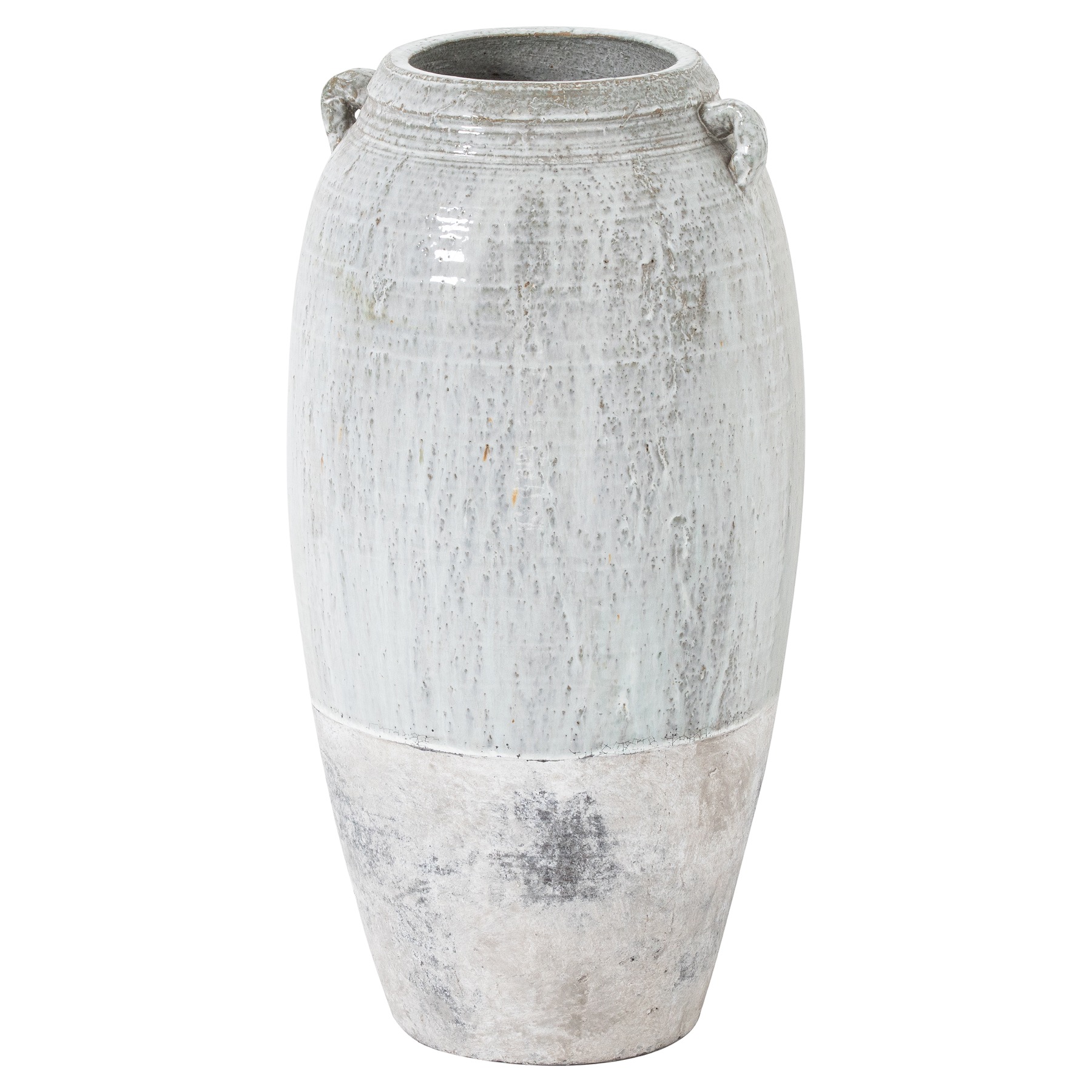 Large Ceramic Dipped Amphora Vase - Image 1