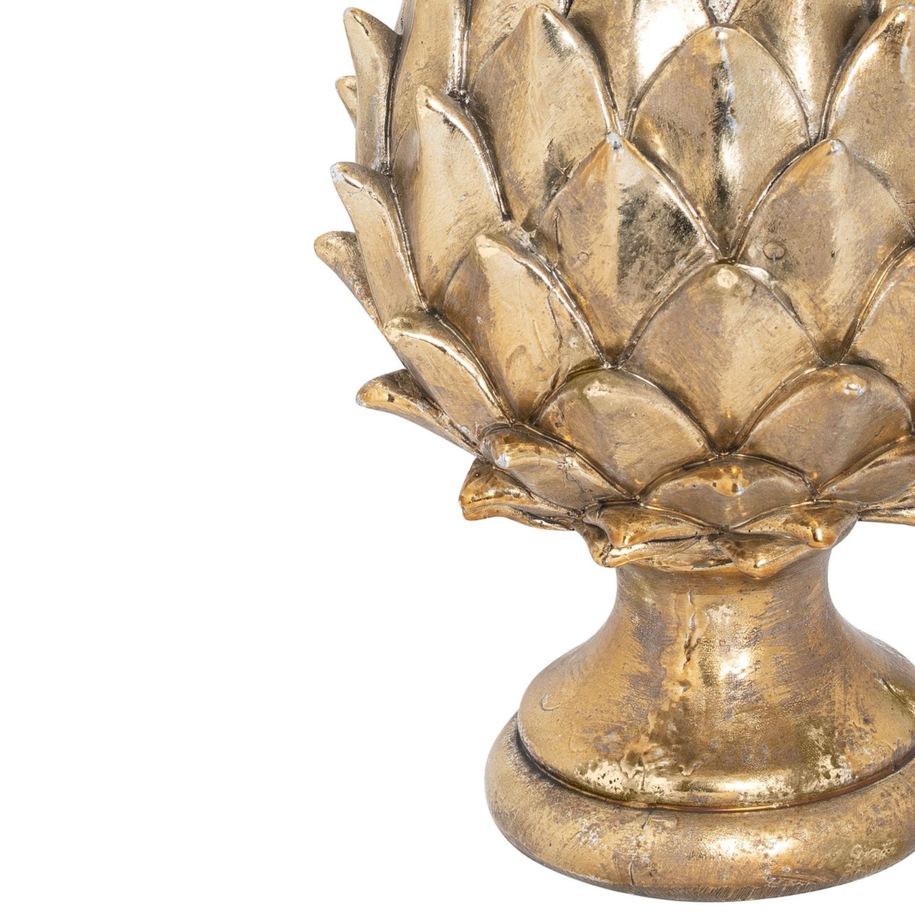Tall Large Gold Pinecone Finial - Image 2