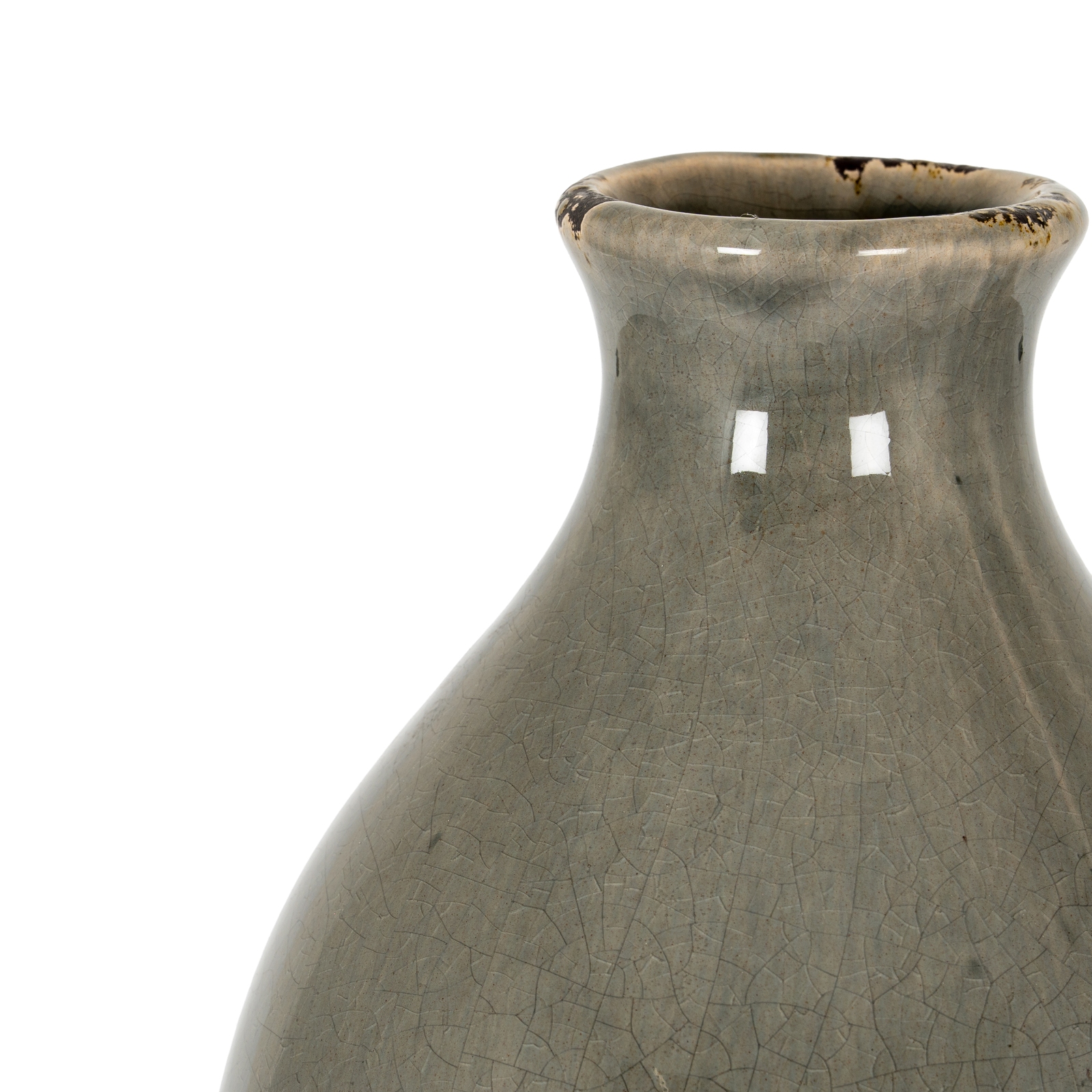 Garda Grey Glazed Gisela Vase - Image 3