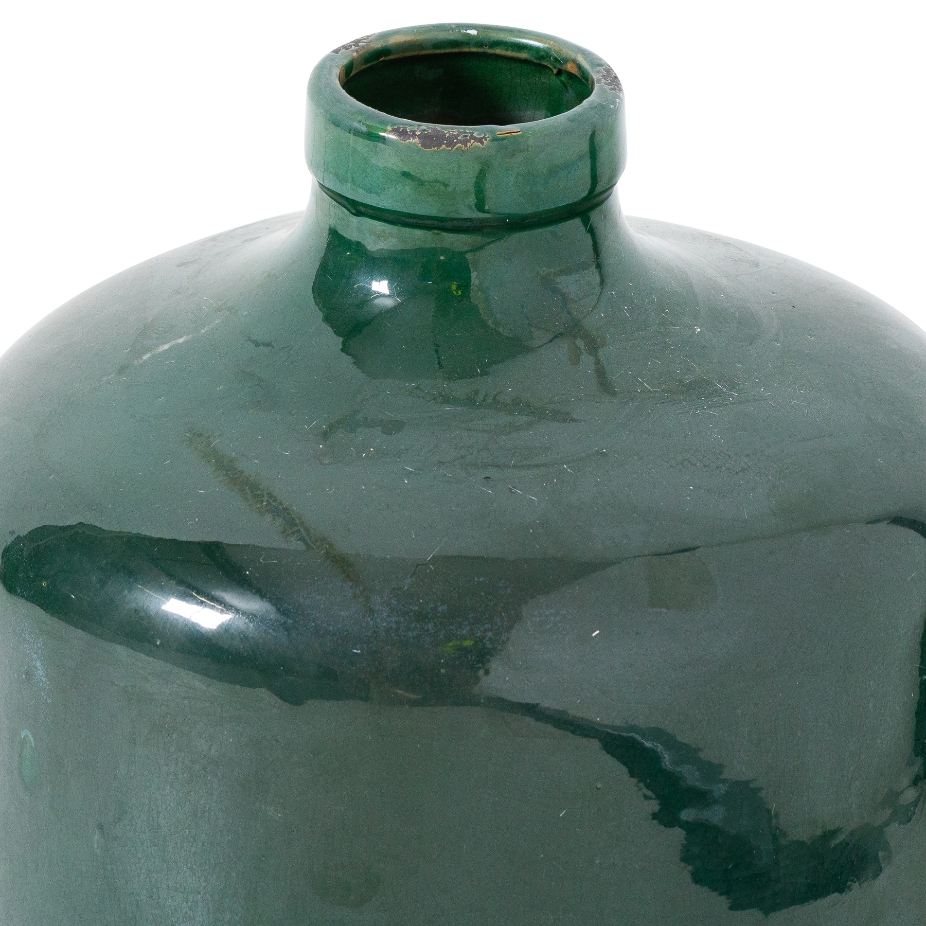 Garda Emerald Glazed Chive Vase - Image 2