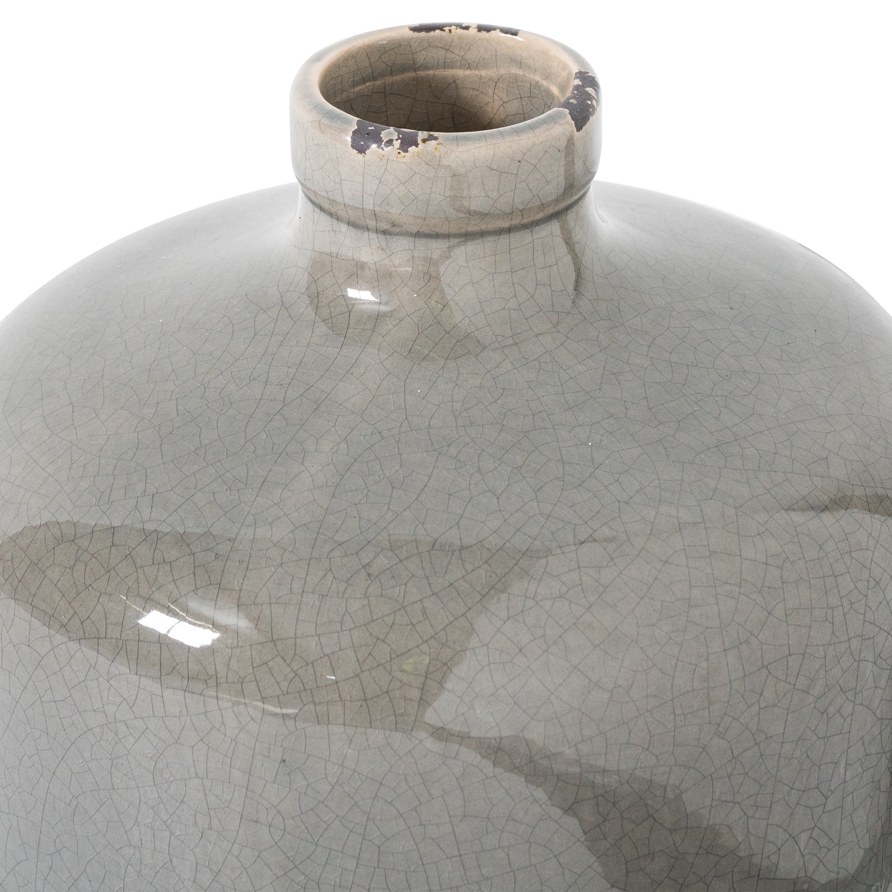 Garda Grey Glazed Eve Vase - Image 2