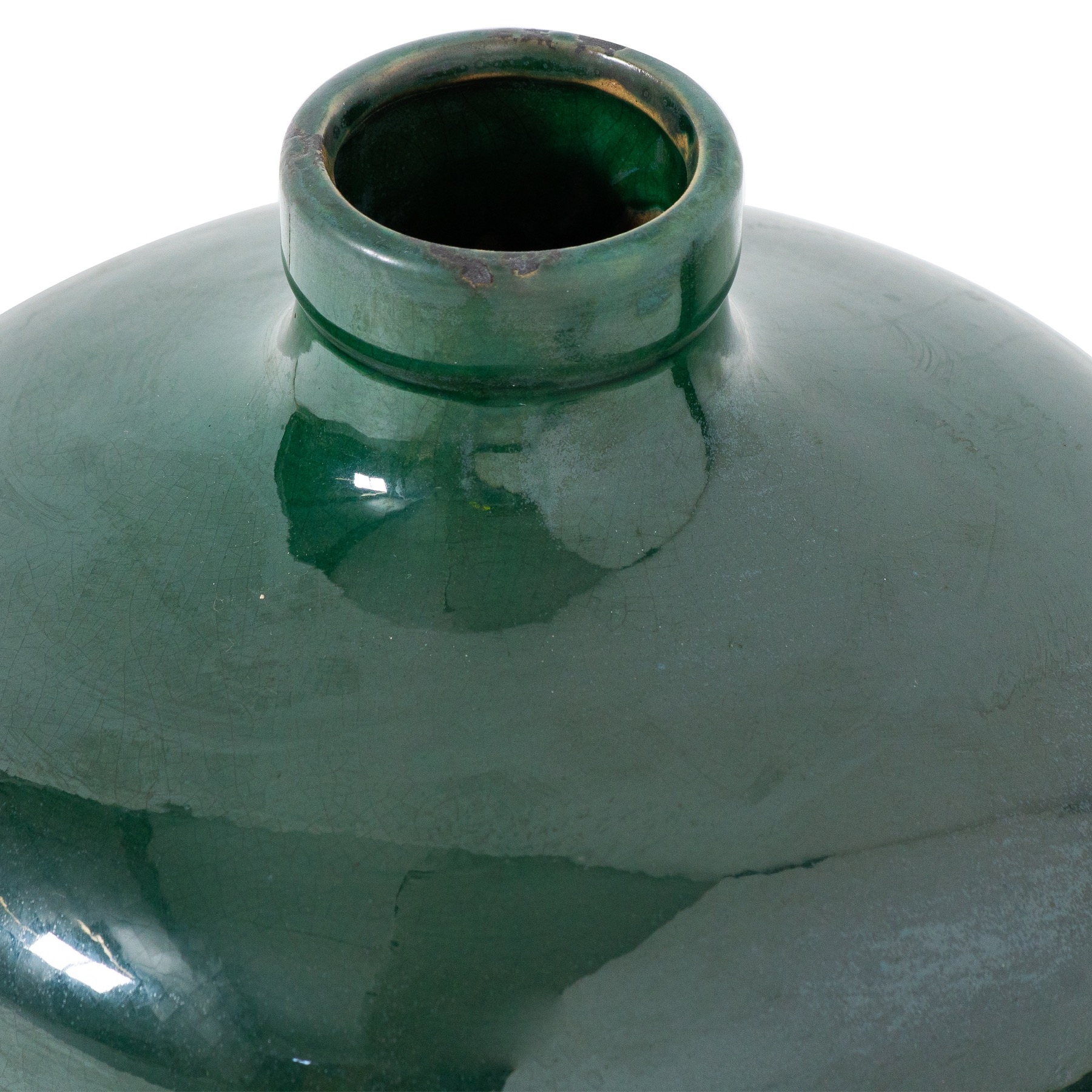 Garda Emerald Glazed Eve Vase - Image 2