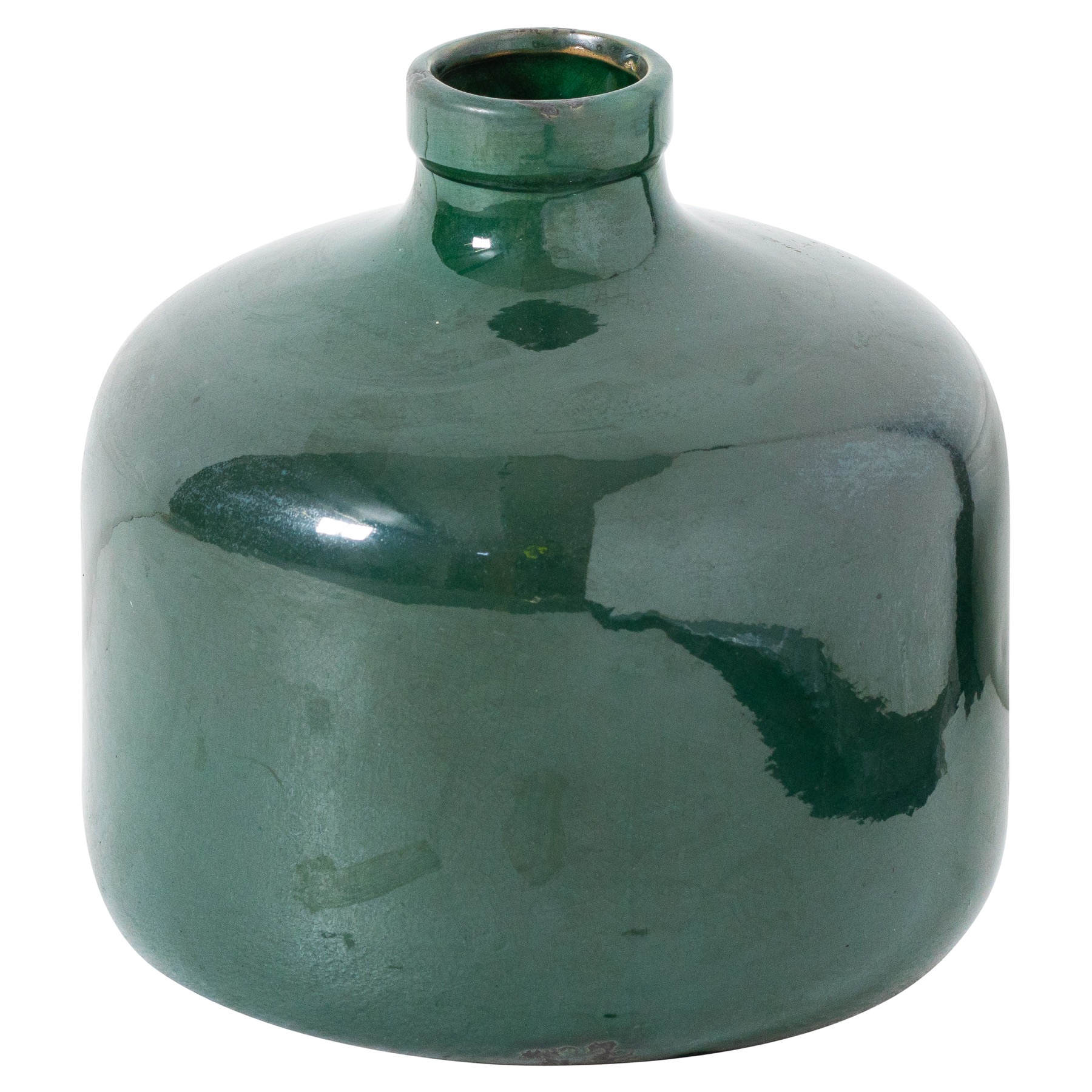 Garda Emerald Glazed Eve Vase - Image 1