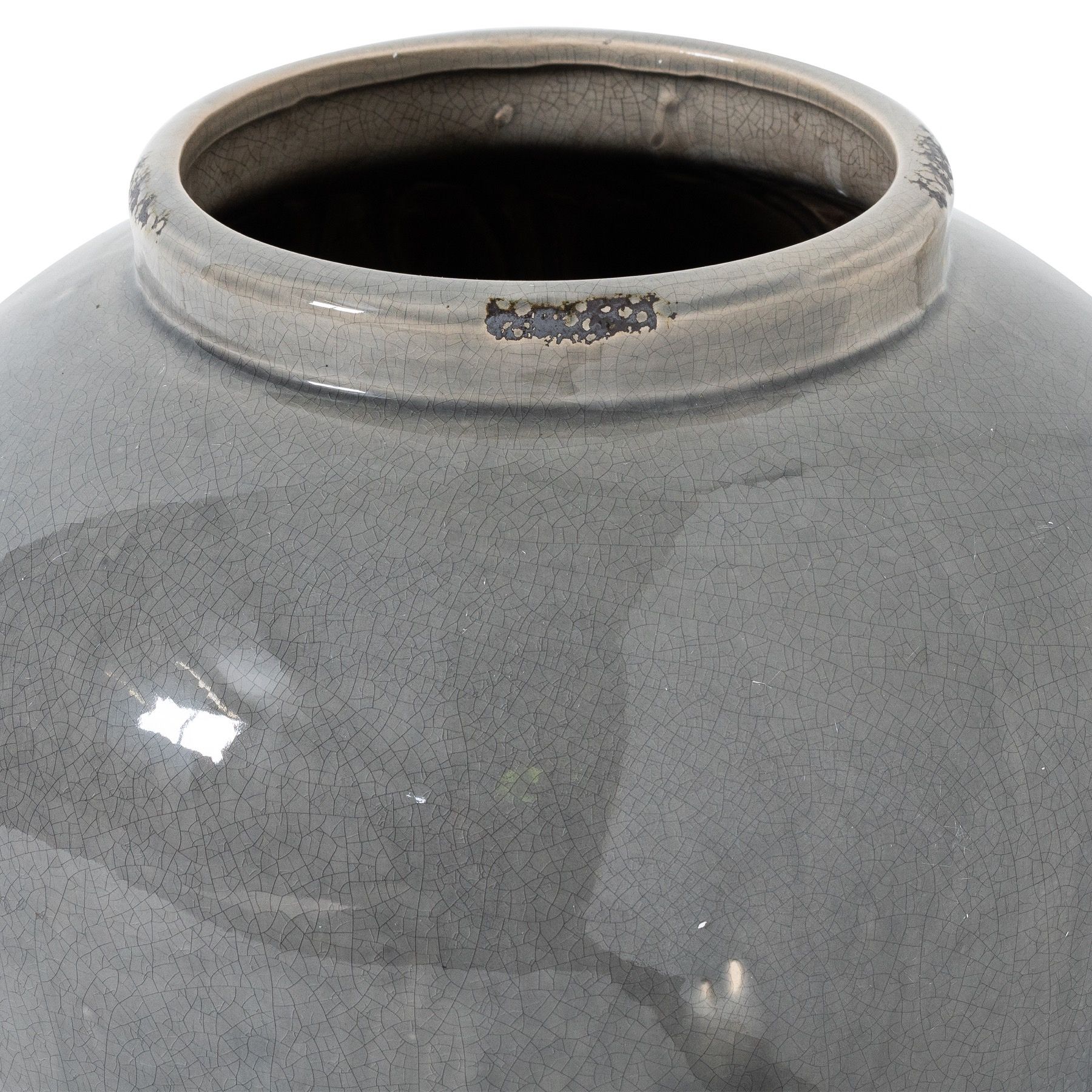 Garda Grey Glazed Juniper Vase - Image 2