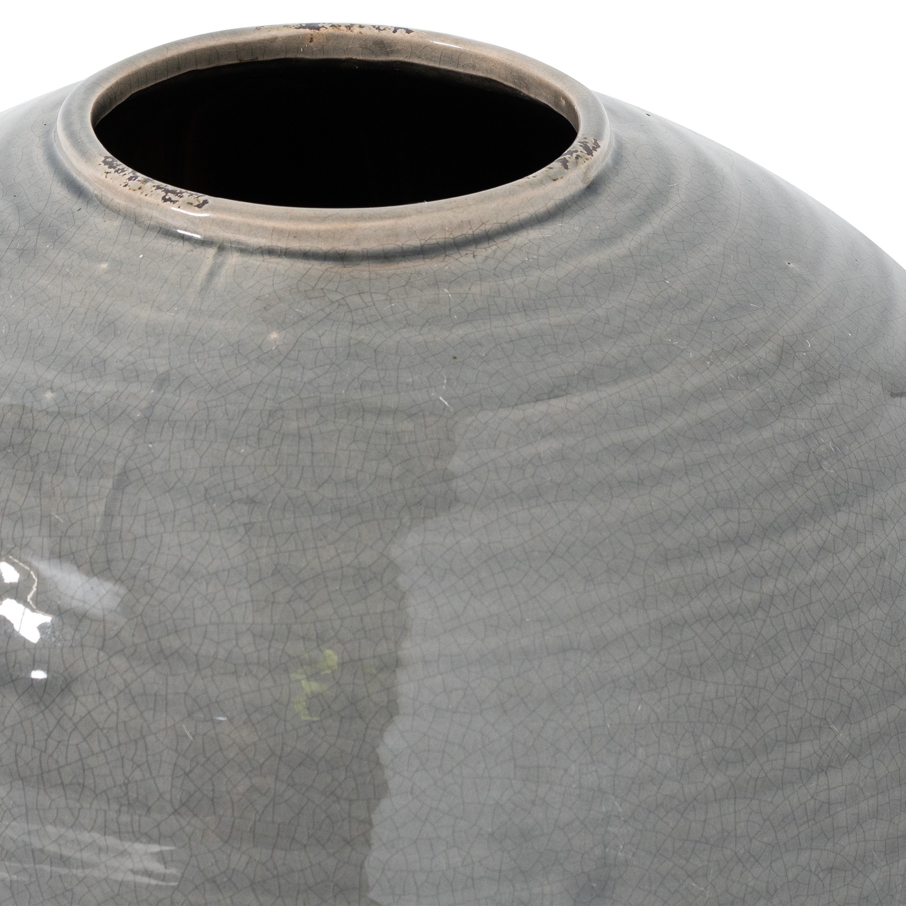 Garda Grey Glazed Regola Vase - Image 2
