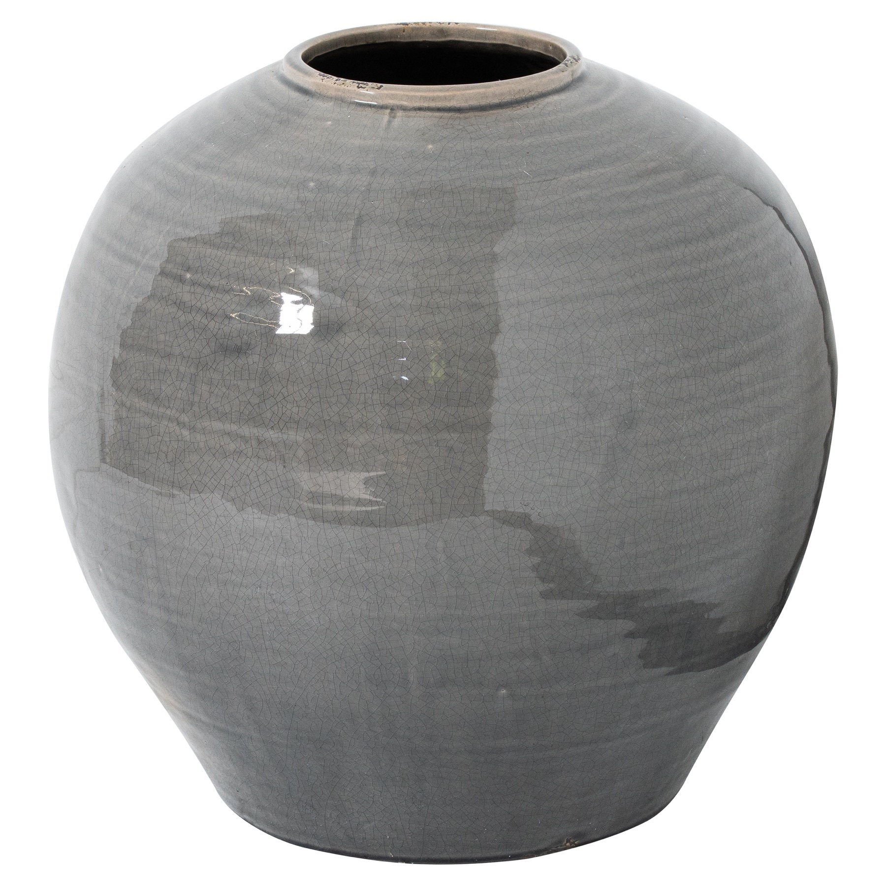 Garda Grey Glazed Regola Vase - Image 1