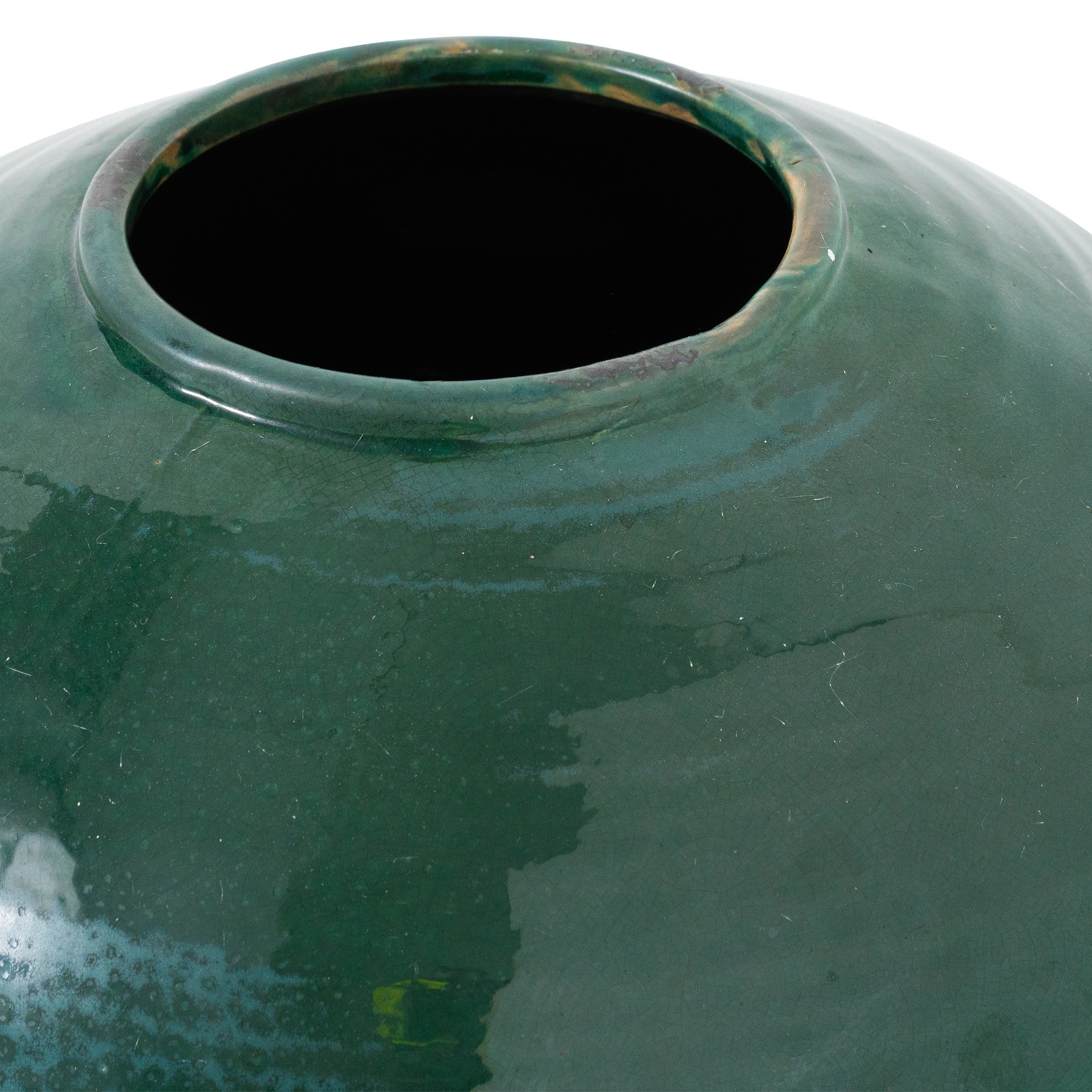 Garda Emerald Glazed Regola Vase - Image 2
