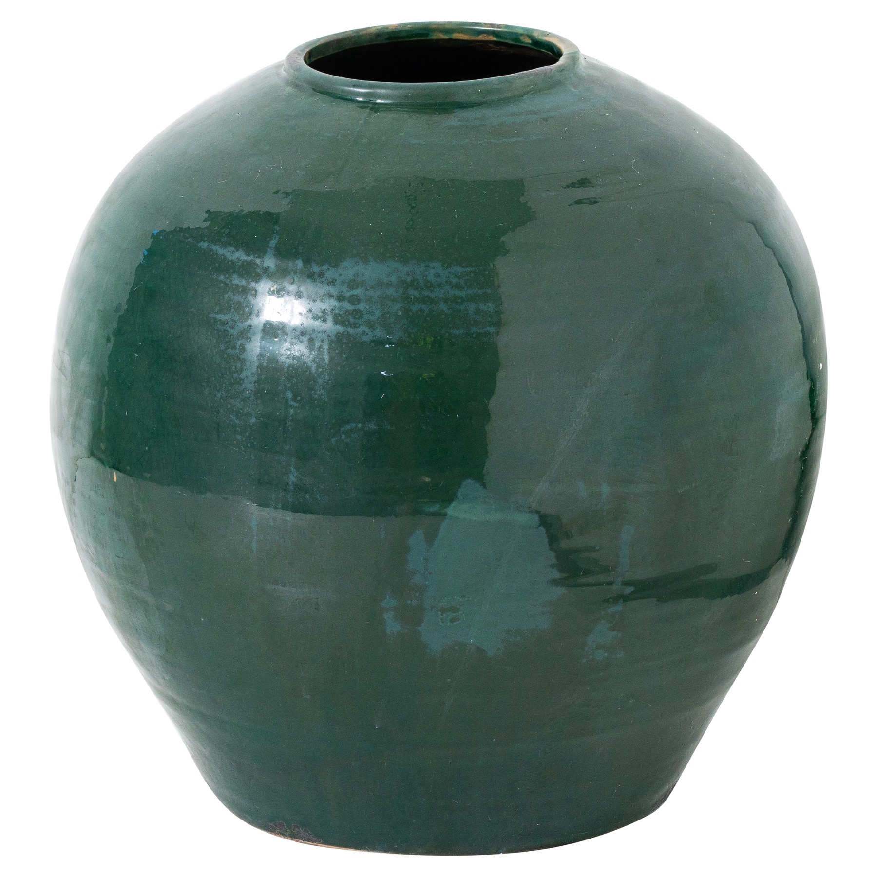 Garda Emerald Glazed Regola Vase - Image 1