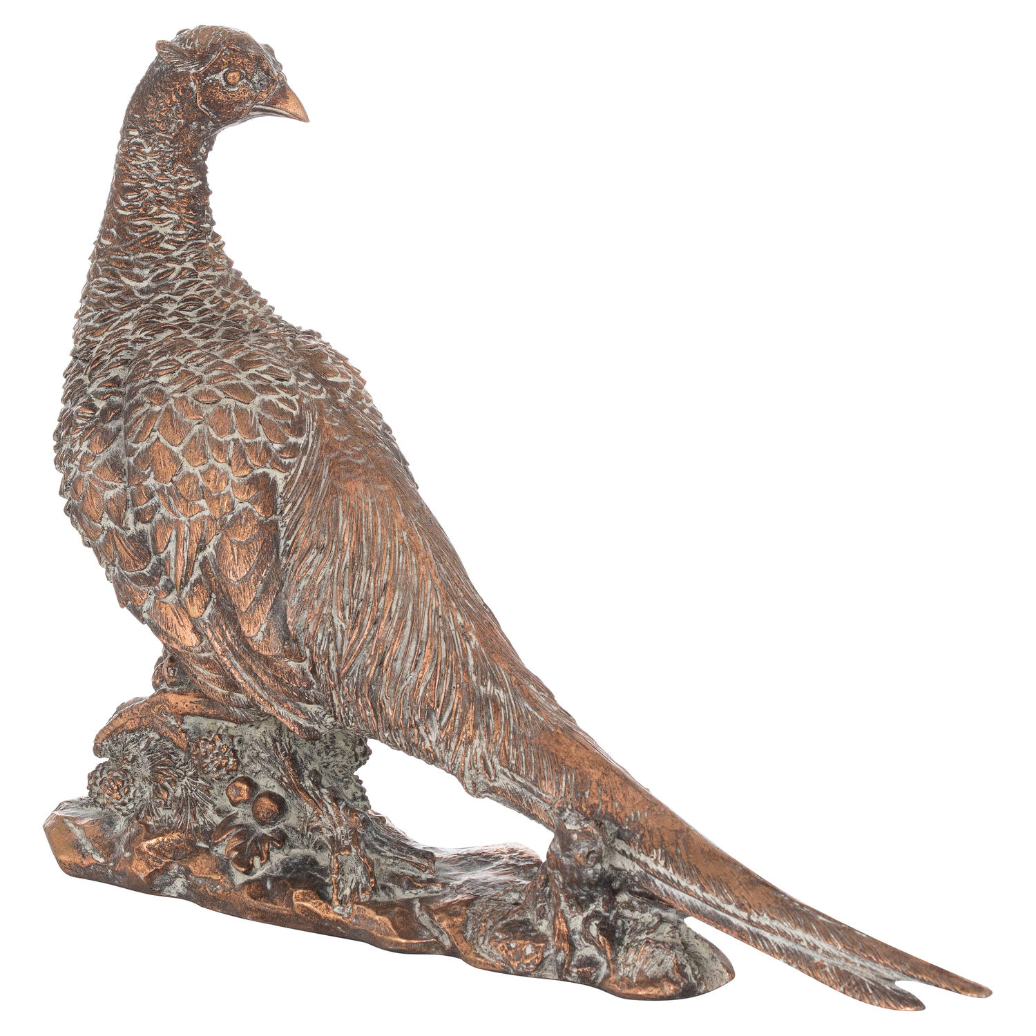 Antique Bronze Cock Pheasant Ornament - Image 3