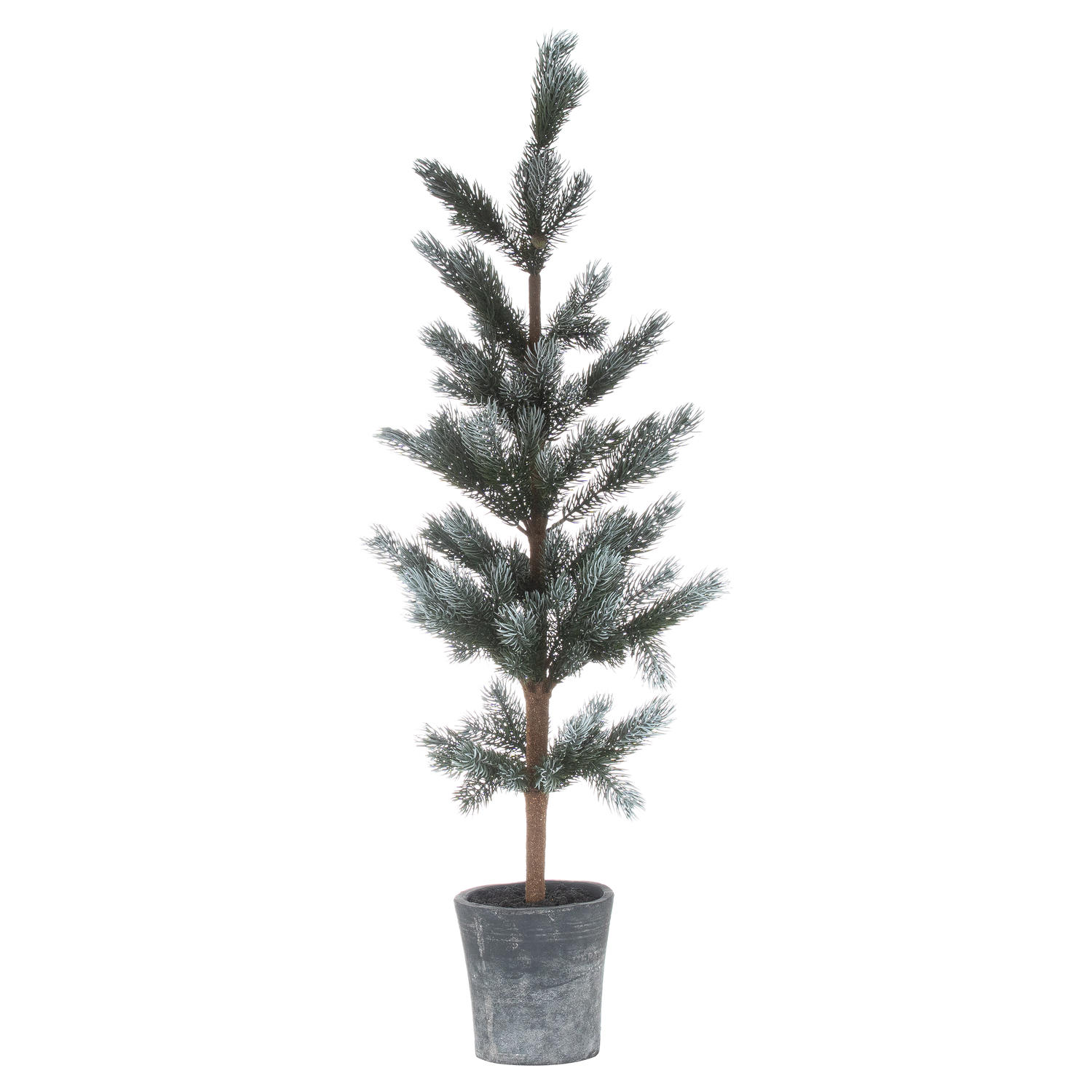 Christmas Fir Tree In Stone Pot - Image 1