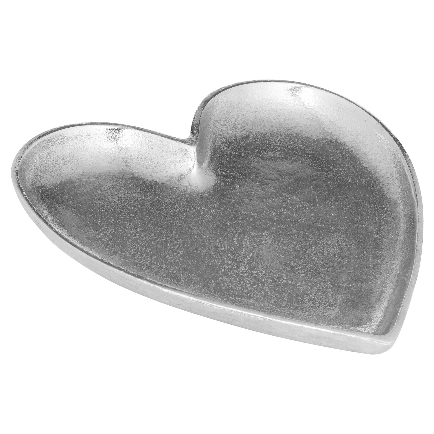 Cast Aluminium Large Heart Dish - Image 1