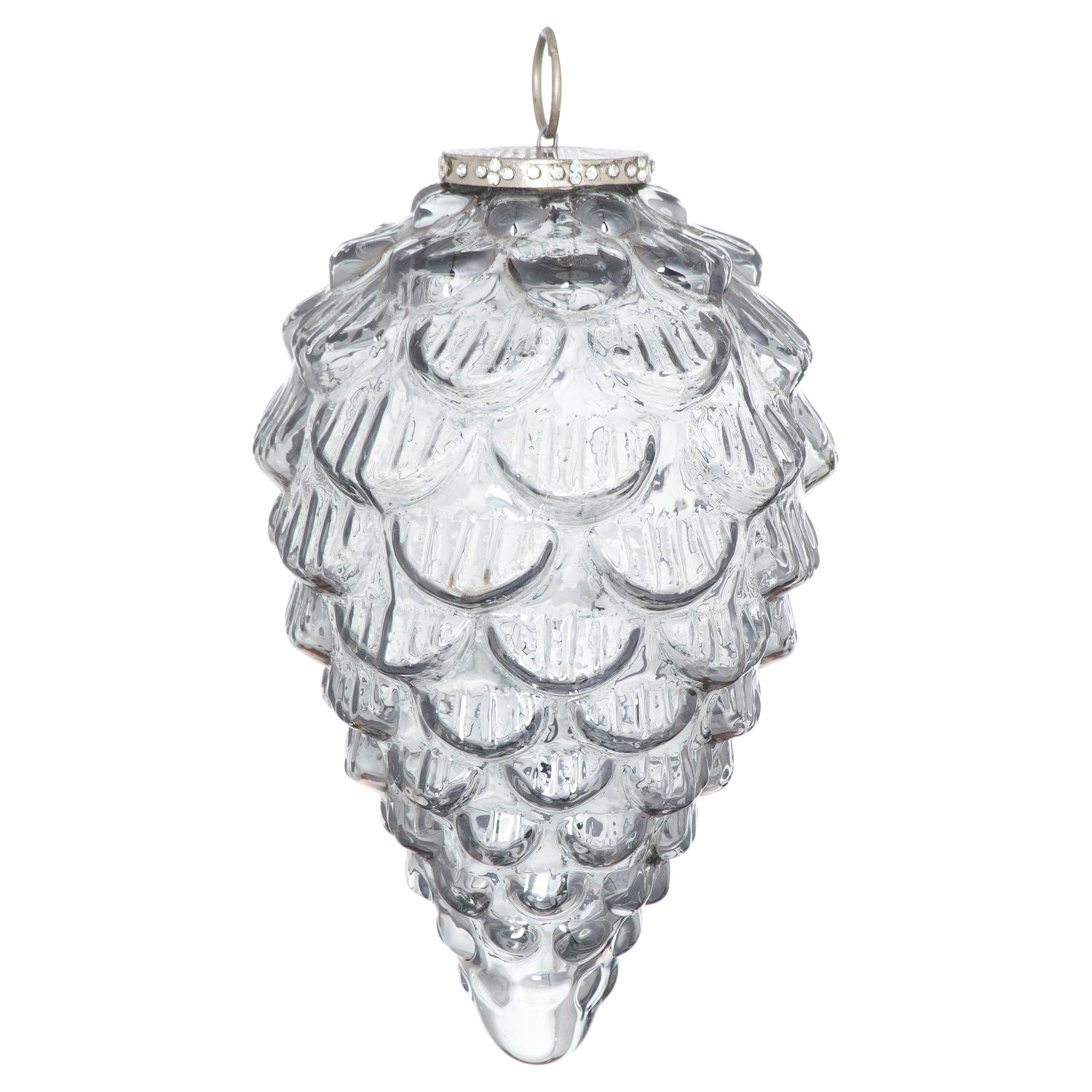 The Noel Collection Smoked Midnight Acorn Large Bauble - Image 1