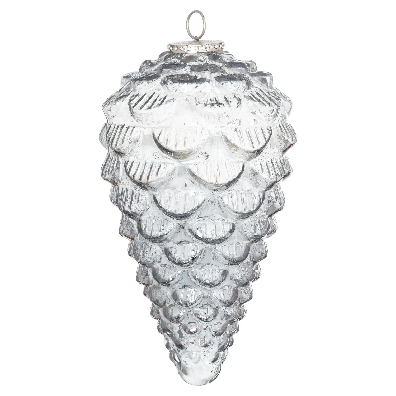 The Noel Collection Smoked Midnight Acorn XL Bauble - Image 1